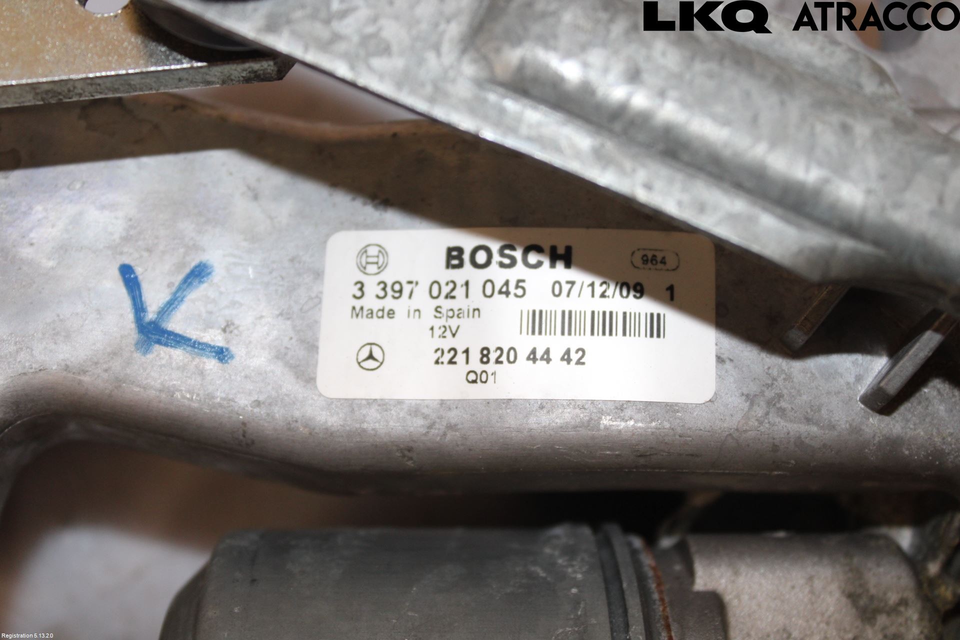 Mercedes-Benz MB S-KLASS (W221) 05-13 Viskermotor Frontrute