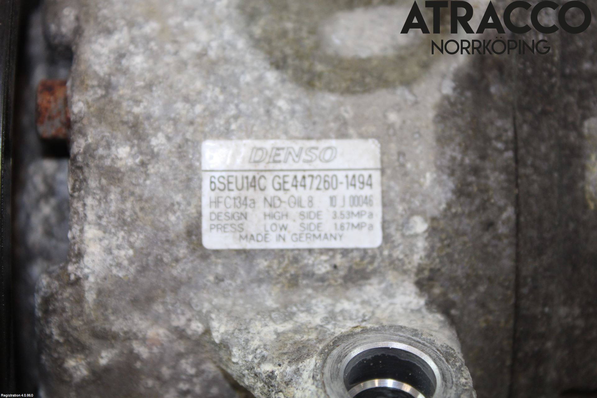 Toyota AURIS 07-09 Varme Ac Kompressor