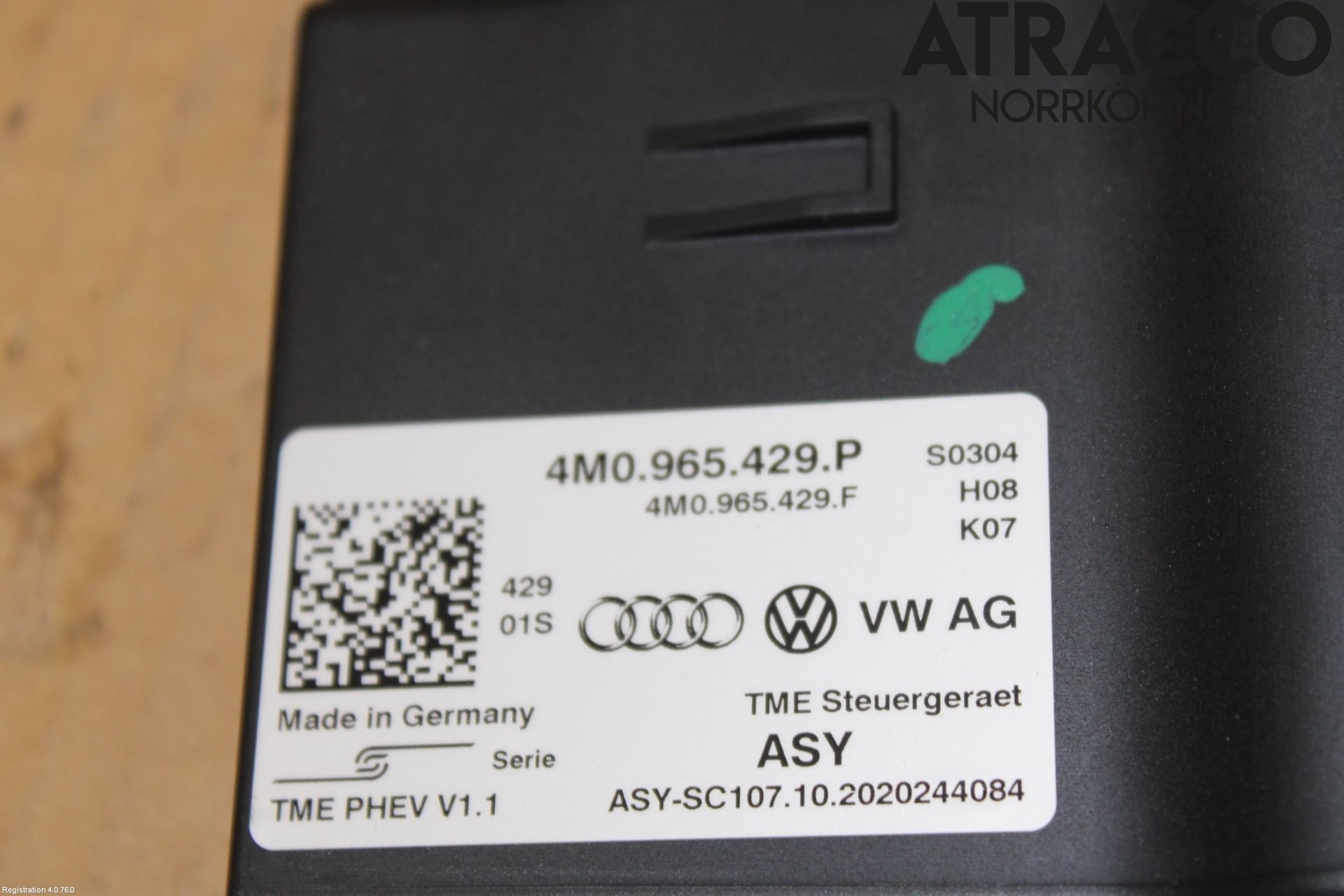 Audi A6 F2/C8 19- Styreenhet Øvrig