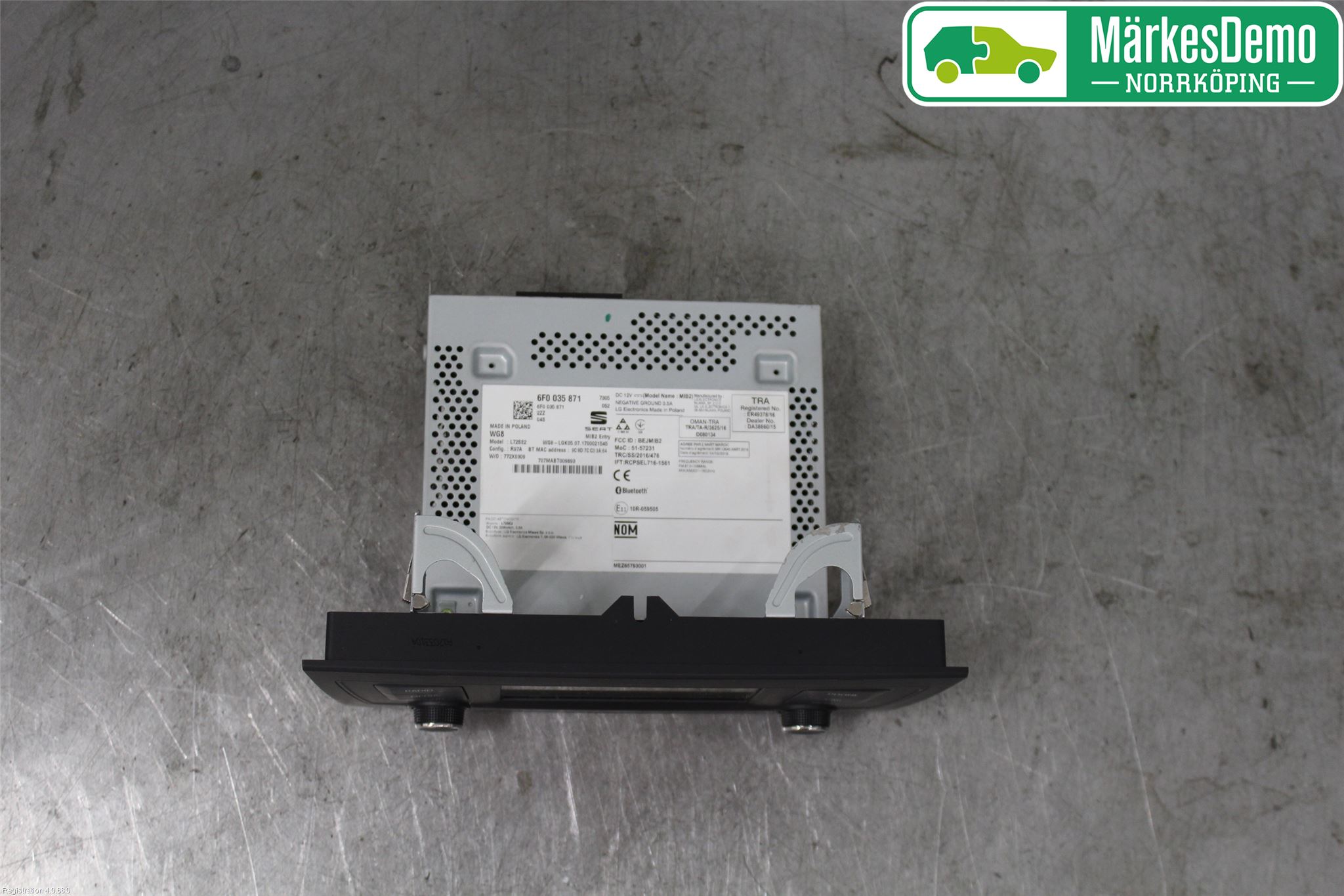 Seat IBIZA V 17-20 Stereo Radio Med Cd
