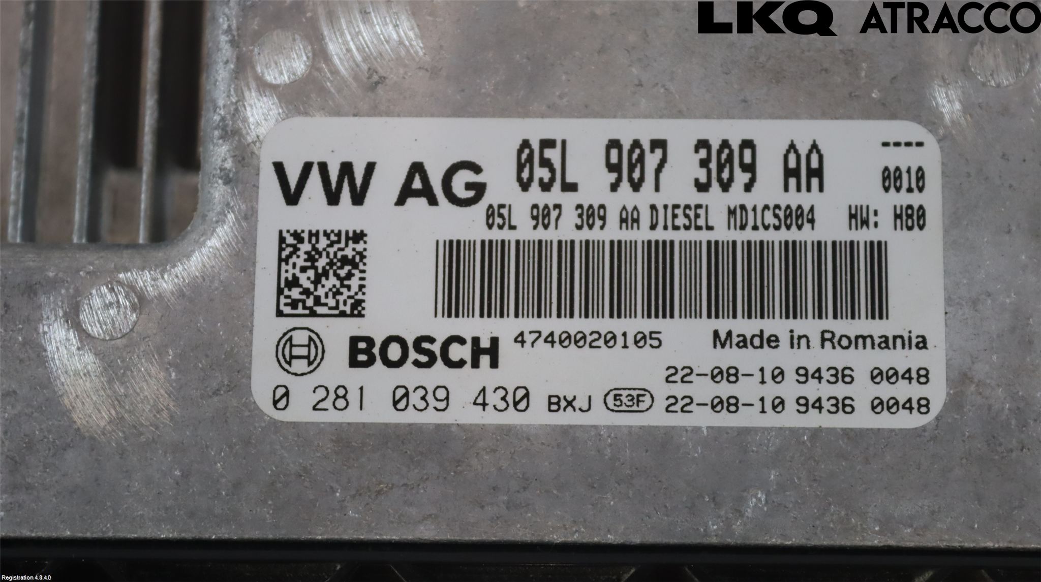 Volkswagen VW GOLF / E-GOLF VIII 20- Styreenhet Dieselpumpe