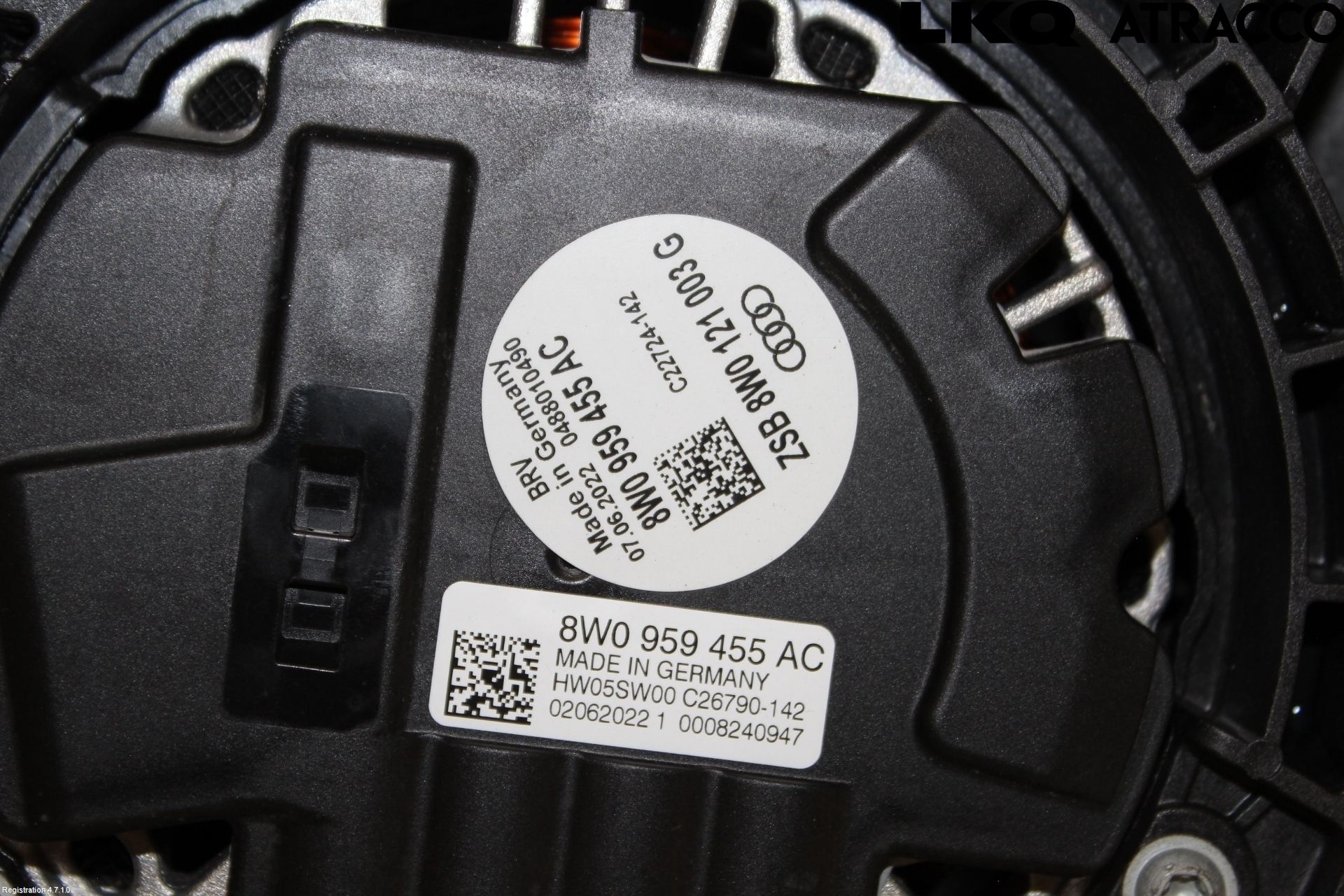 Audi A4/S4 B9 20- Kjølevifte Elektrisk
