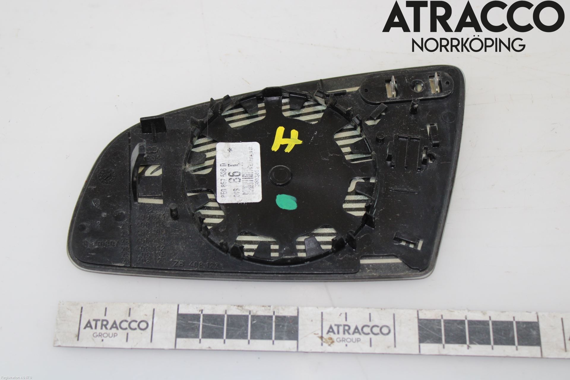 Audi A4/S4 05-07 Speil Glass H