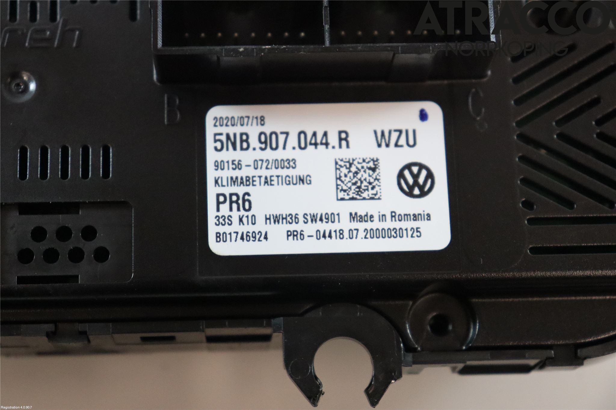 Volkswagen VW TIGUAN 16-24 Varmeapparat Panel(Regulering)
