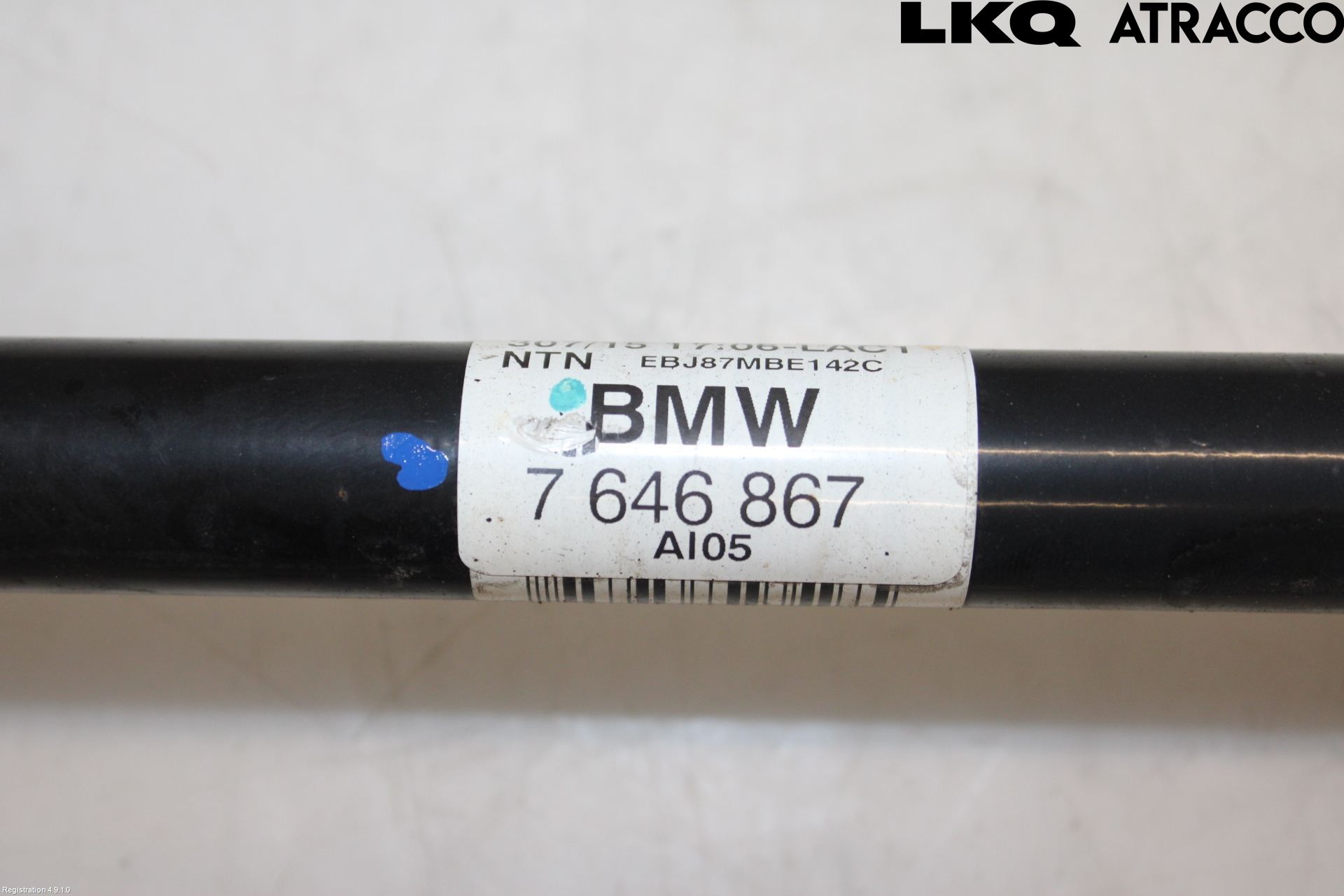 BMW X1 F48 15-22 Drivaksel Bak Kompl Venstre