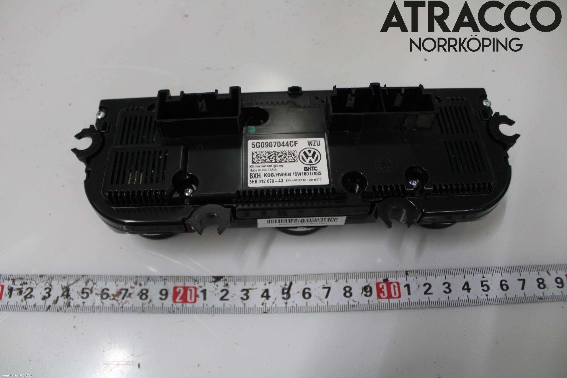 Volkswagen VW GOLF / E-GOLF VII 13-20 Varmeapparat Panel(Regulering)