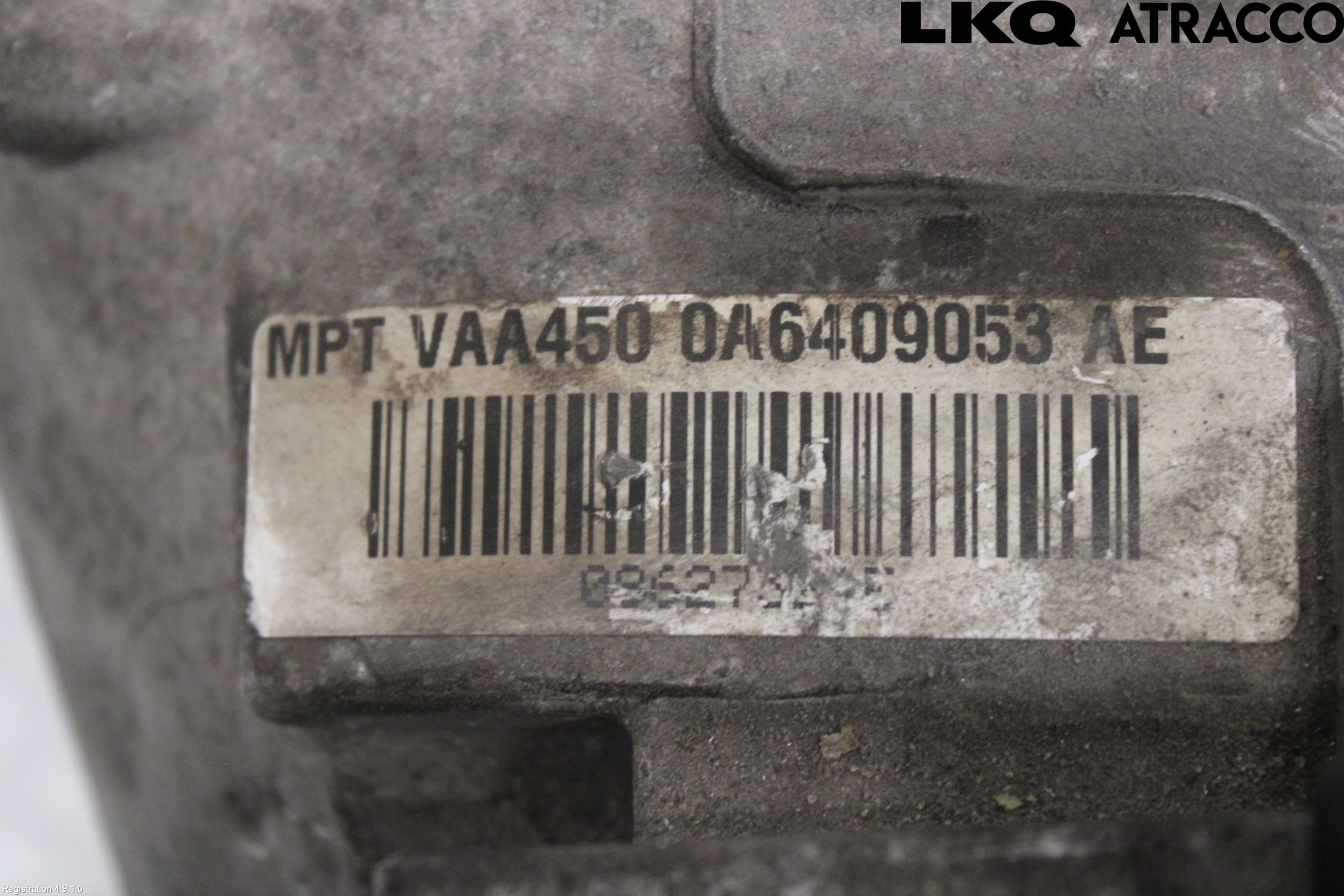 Volkswagen VW TIGUAN 07-16 Gearkasse Fordelingskasse