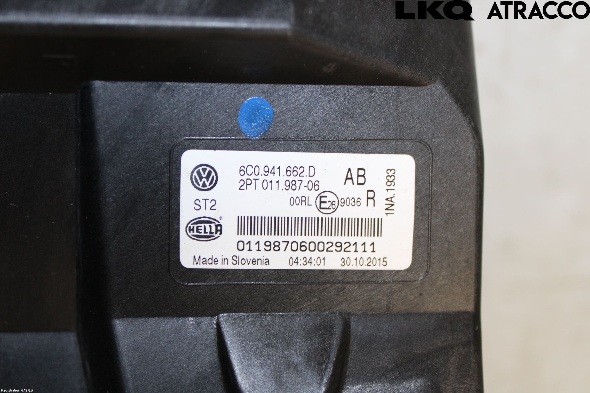 Volkswagen VW POLO 10-17 Frontlykt-Kurve-Tåkelys