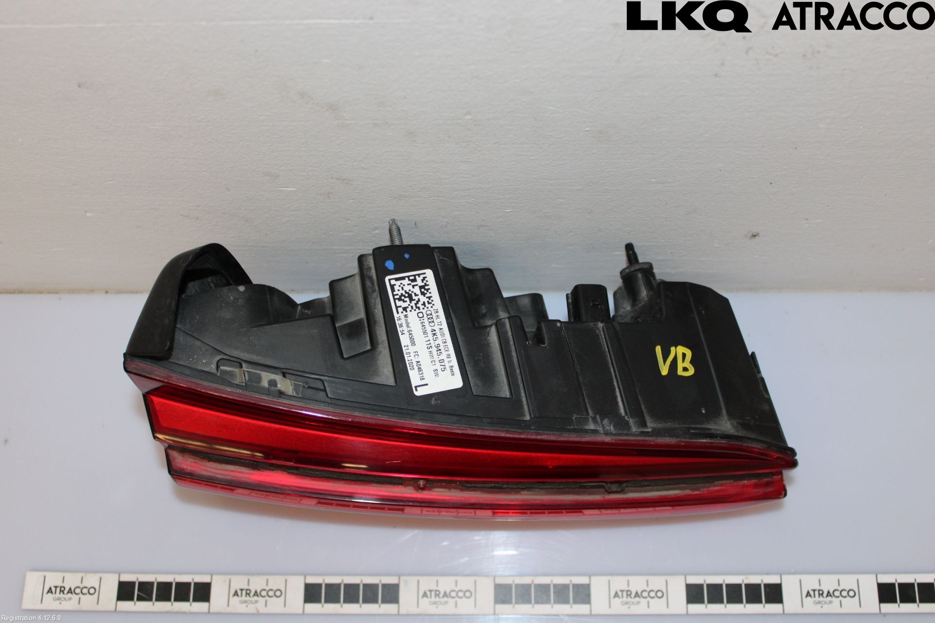 Audi A6 F2/C8 19- Baklykt Venstre  På Luke(Indre