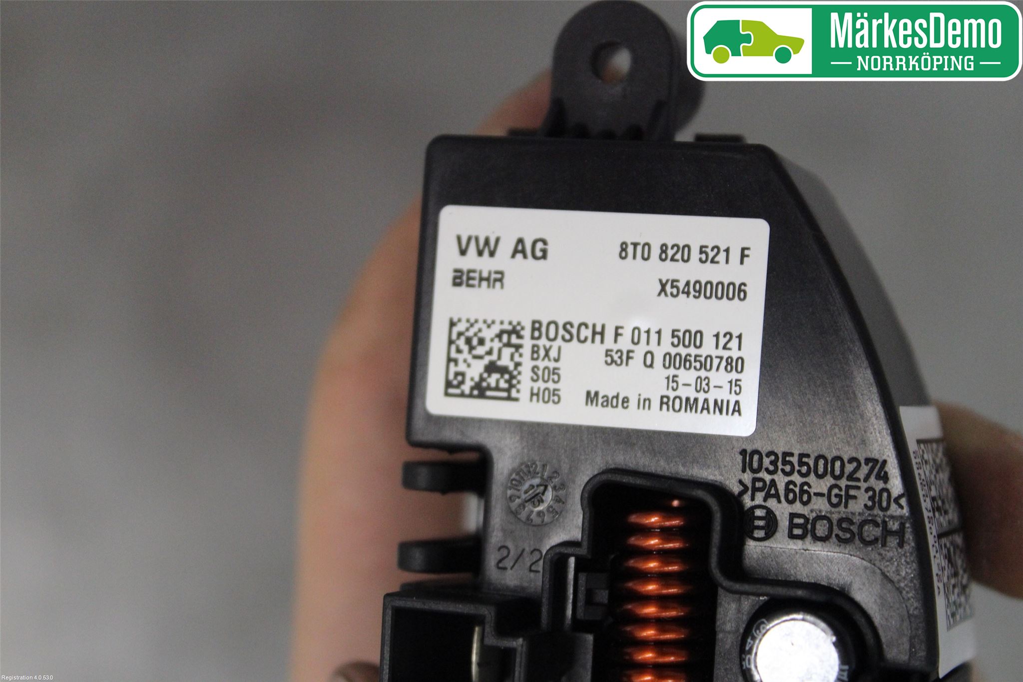Audi A5 07-16 Varmeapparat Viftemotstand