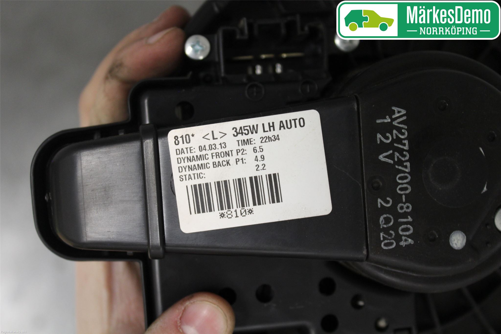 Toyota AVENSIS 09-15 Varmeapparat Viftemotor