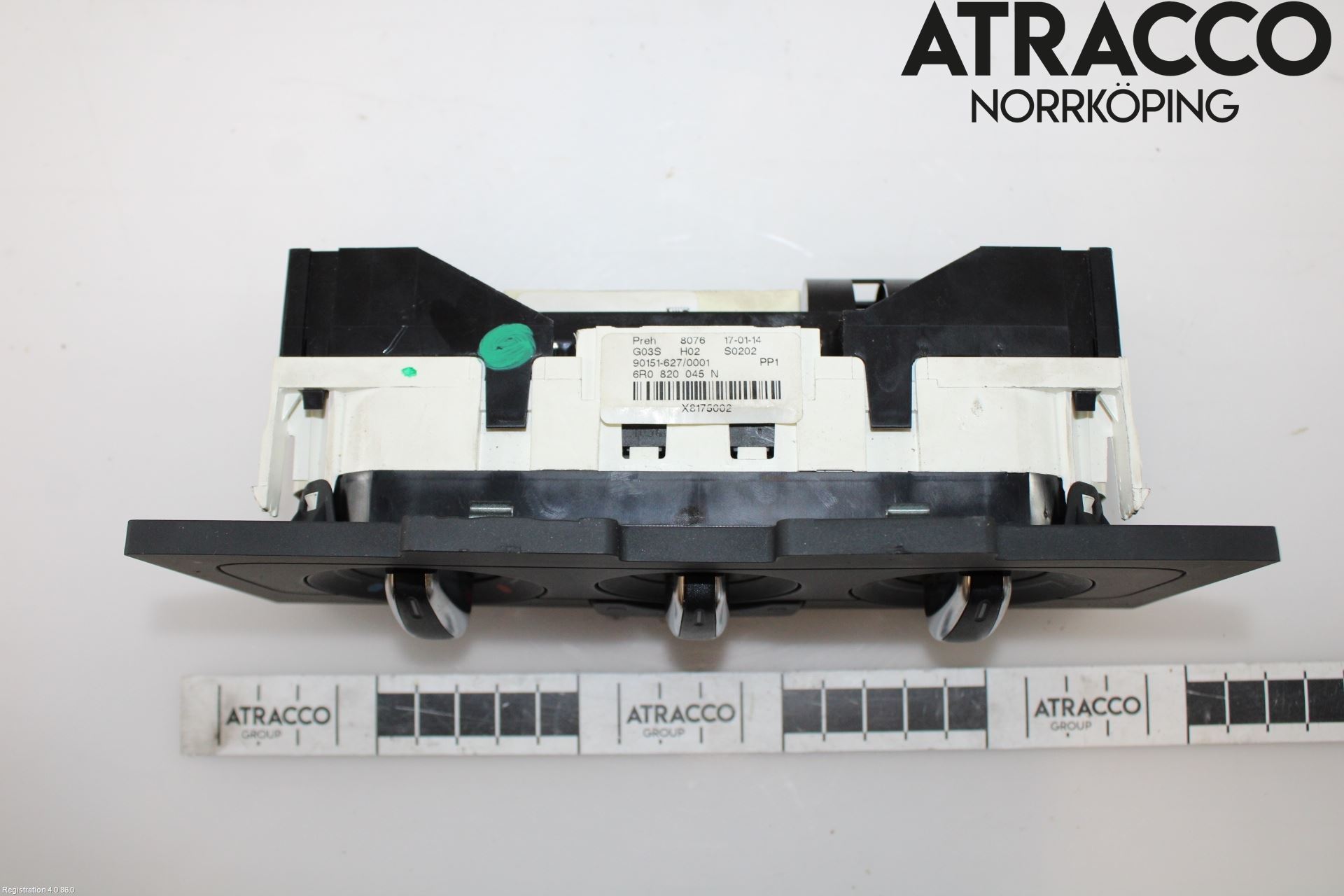 Volkswagen VW POLO 10-17 Varmeapparat Panel(Regulering)