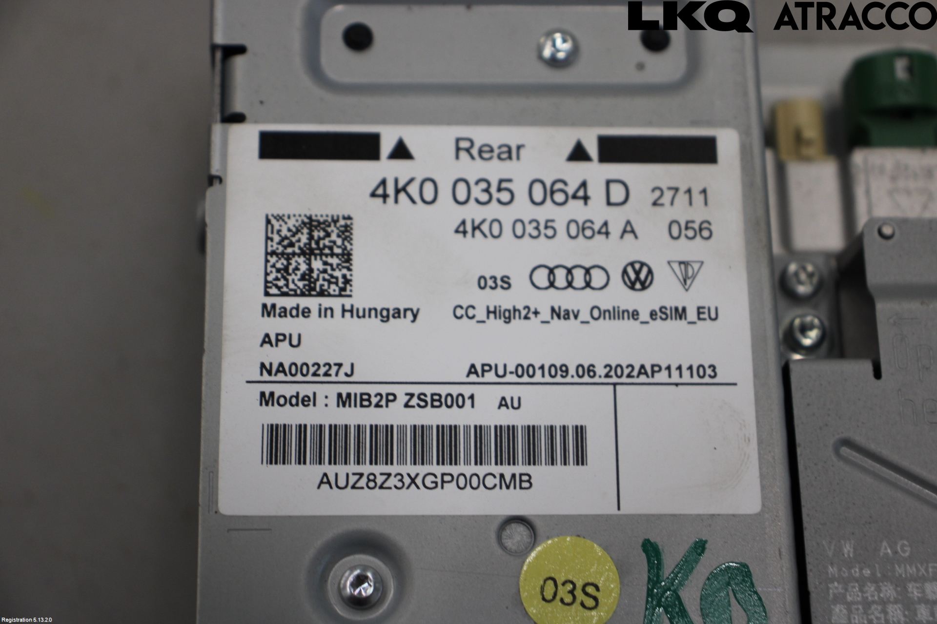Audi A6 F2/C8 19- Styrenhet Multimedia