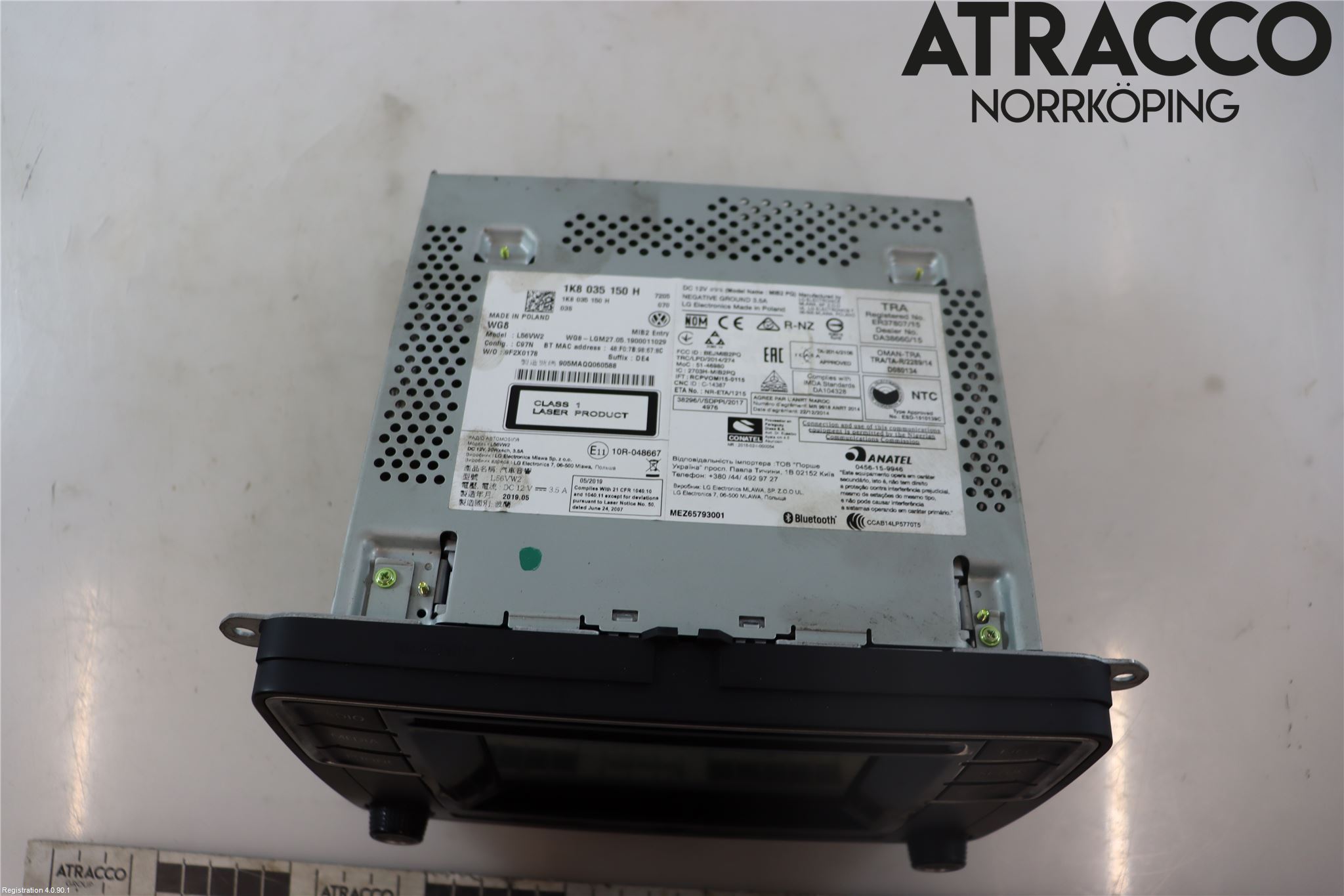 Volkswagen VW TRANSP/CARAVELLE (T6) 16-22 Stereo Radio Med Cd