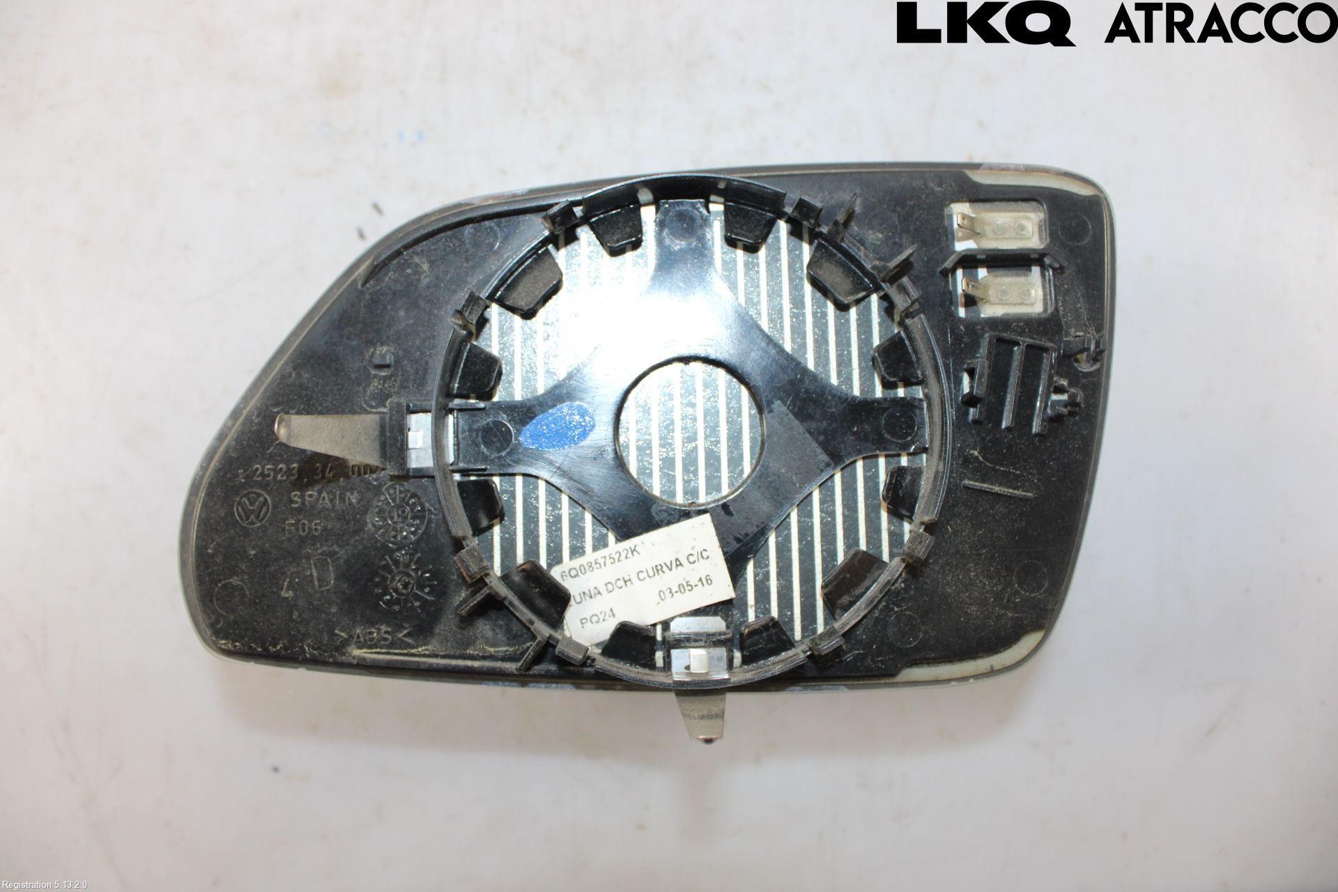 Volkswagen VW POLO 05-09 Speil Glass H