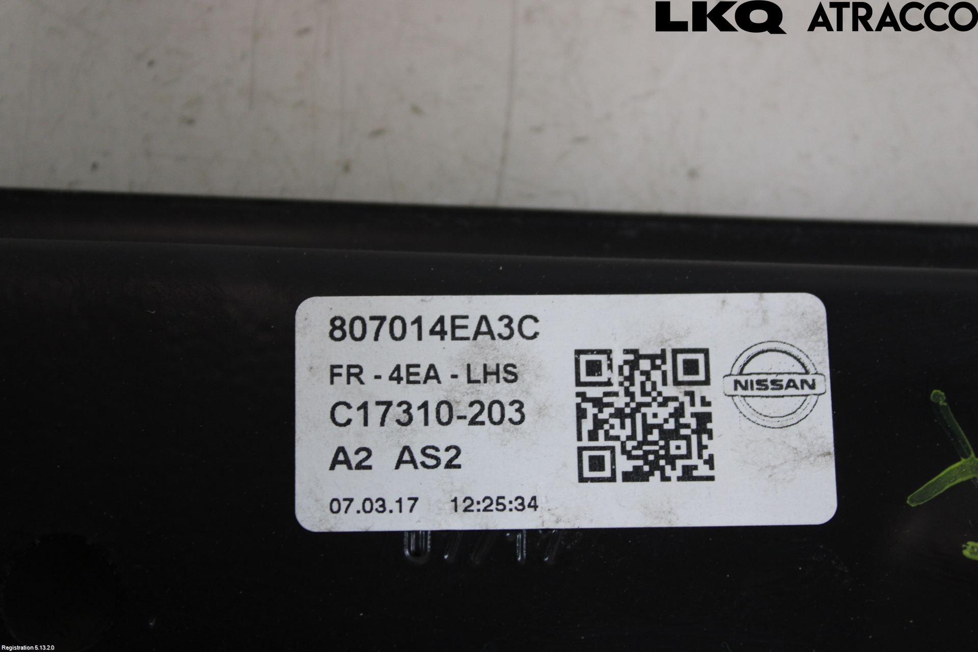 Nissan QASHQAI 14-17 Vindusheis El Komp