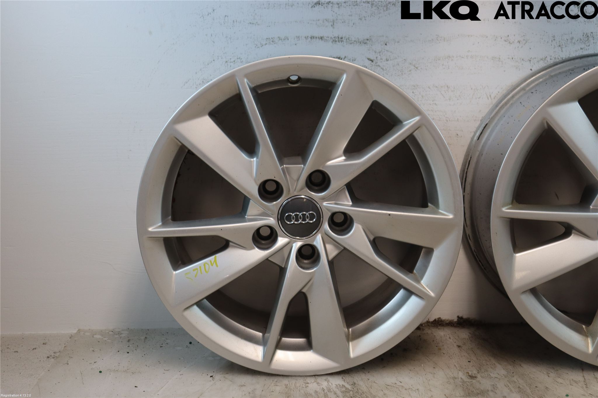 Audi A4/S4 B9 16-19 Felg Aluminium Sett 4Stk