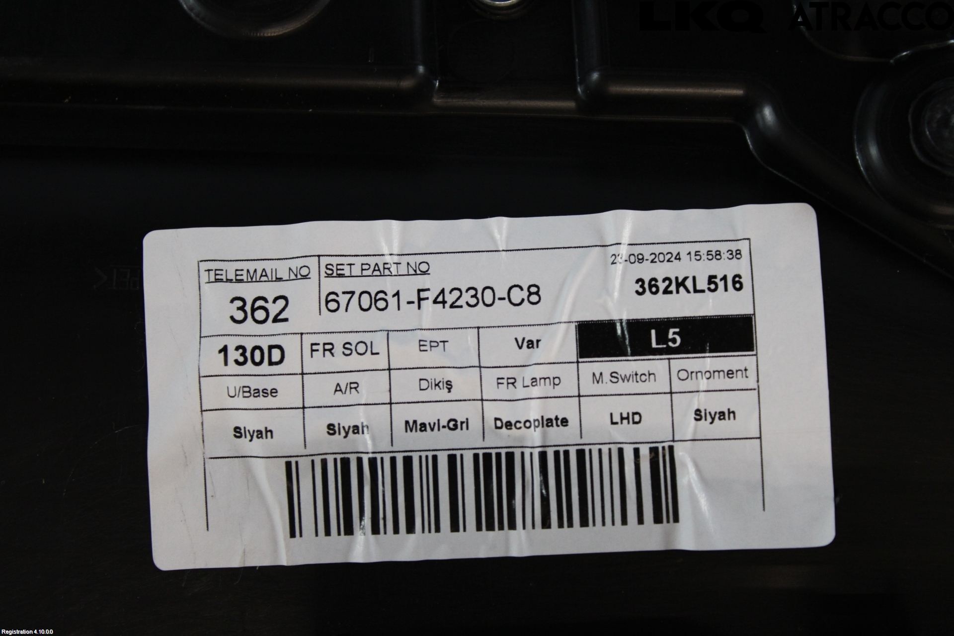 Toyota C-HR 24- Innr Dørtrekk Venstre
