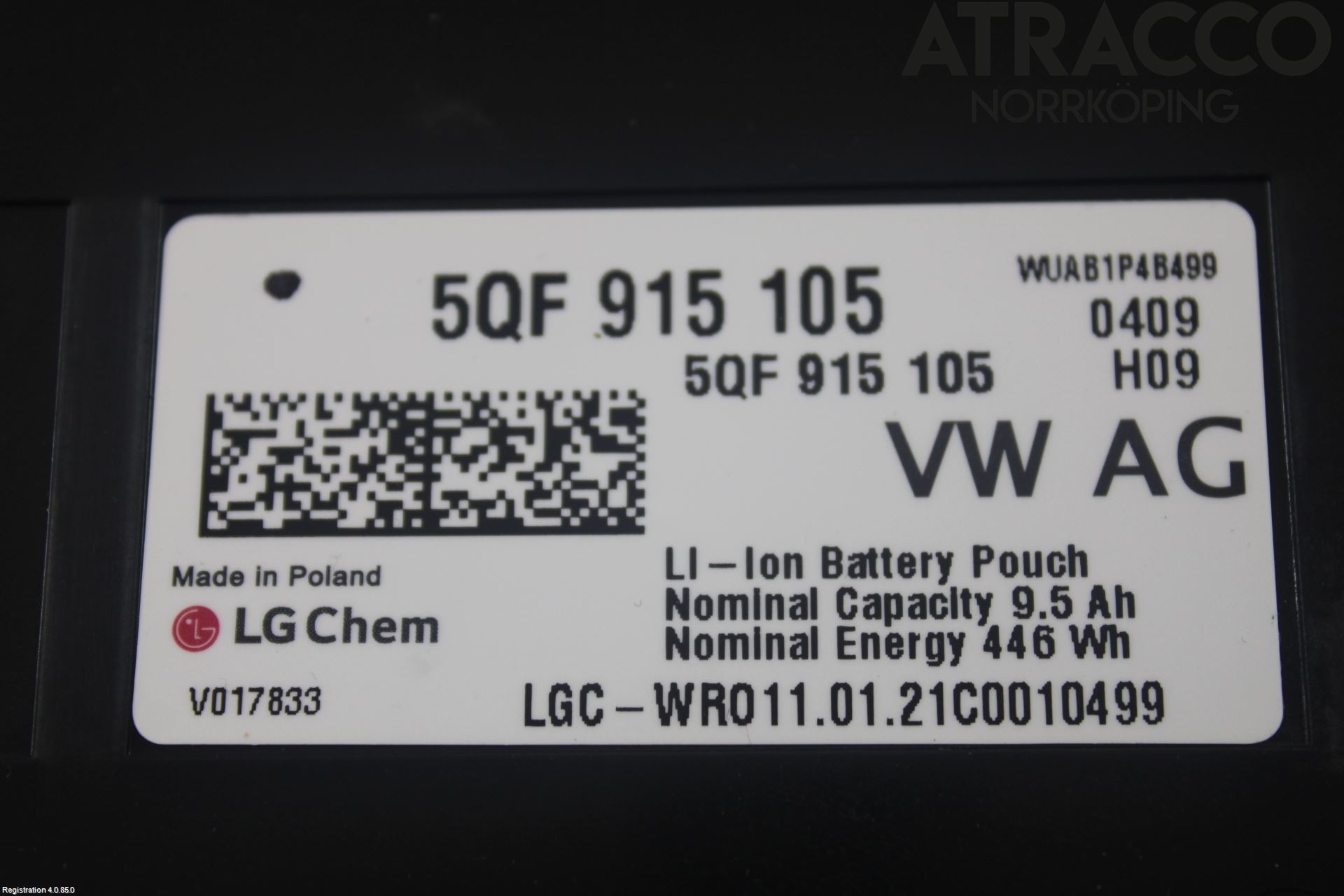 Audi Q3 F3 19- Hybrid Batteri