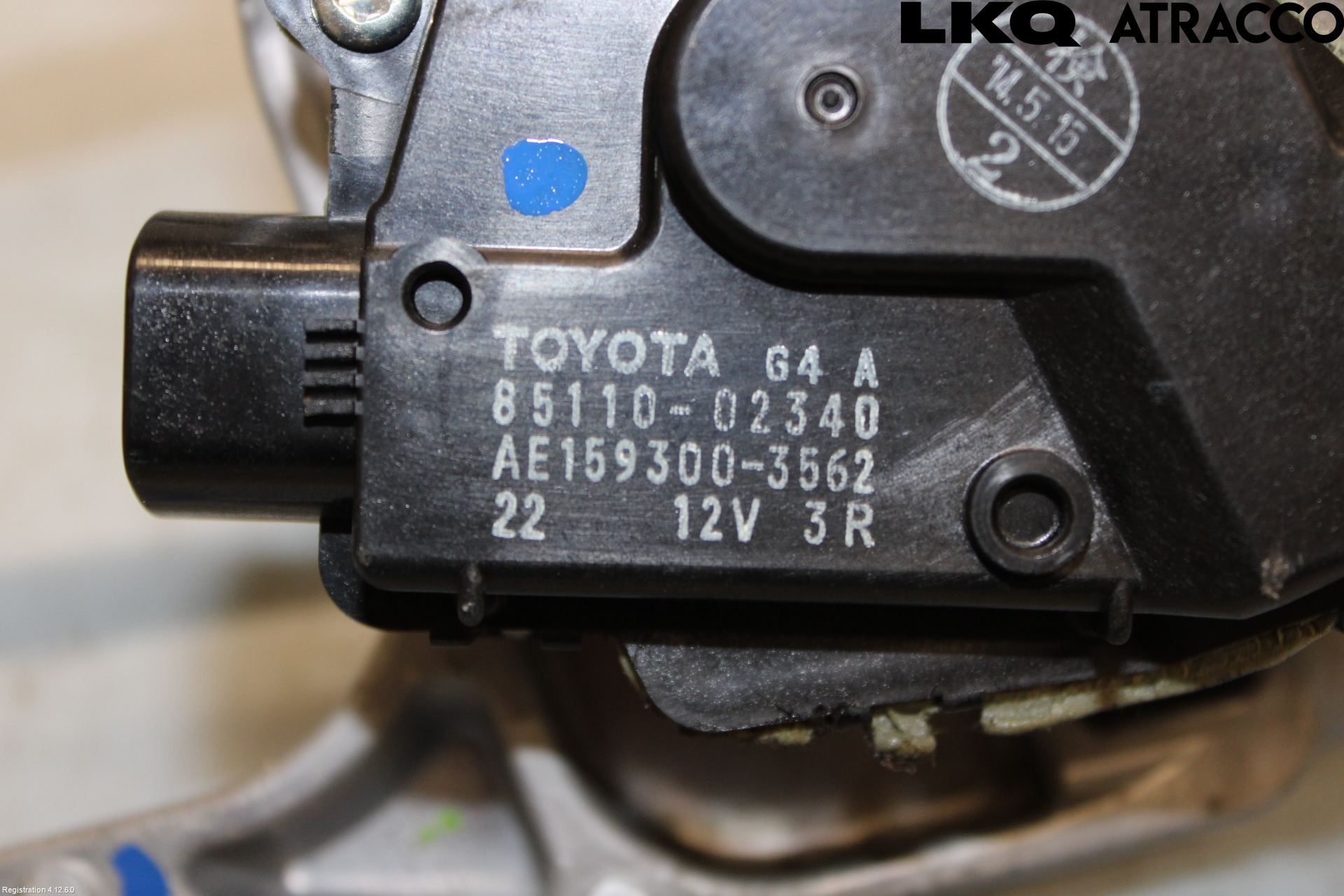 Toyota AURIS 13-19 Viskeroverføring Frontrute