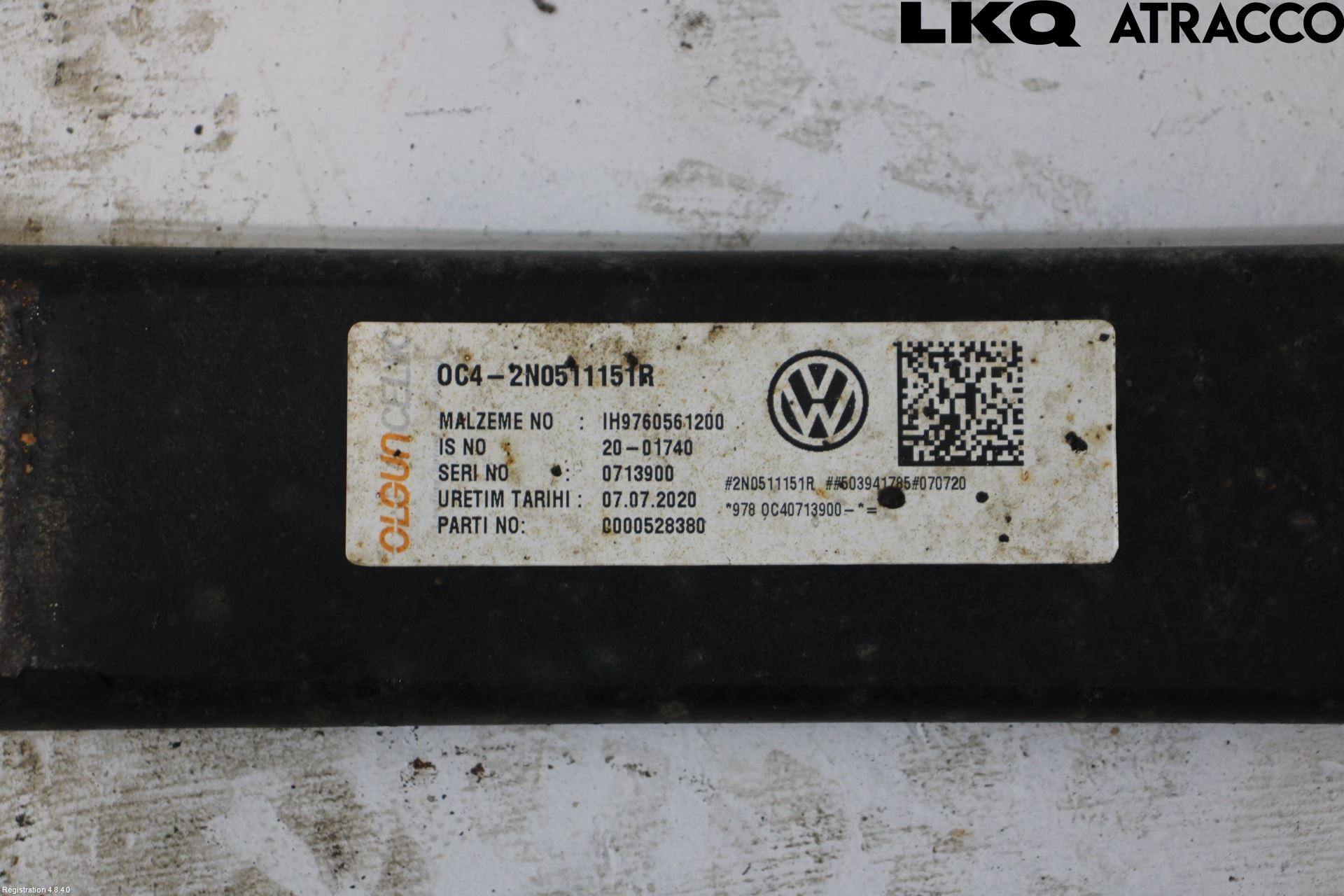 Volkswagen VW CRAFTER II / E-CRAFTER 17- Fjær Bak Blad