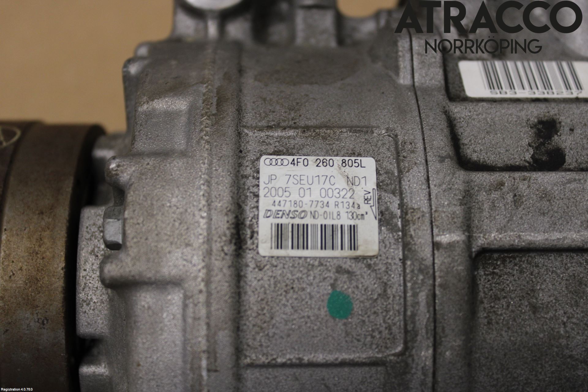 Audi A4/S4 01-05 Varme Ac Kompressor