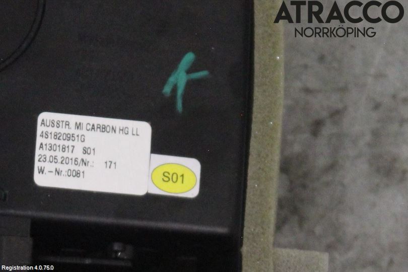 Audi R8 Dashbord Kanal - Dyse