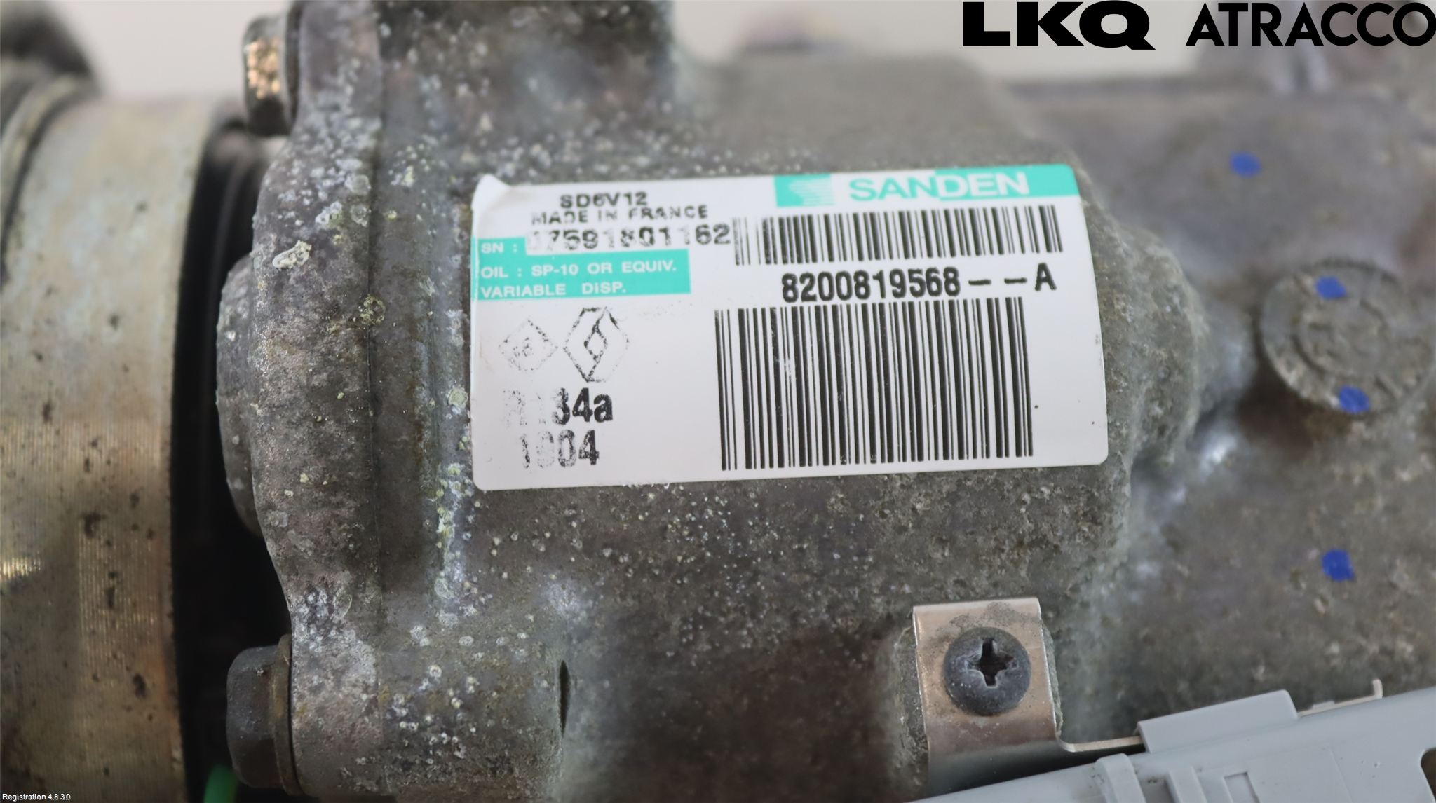 Renault CLIO III  09-12 Varme Ac Kompressor