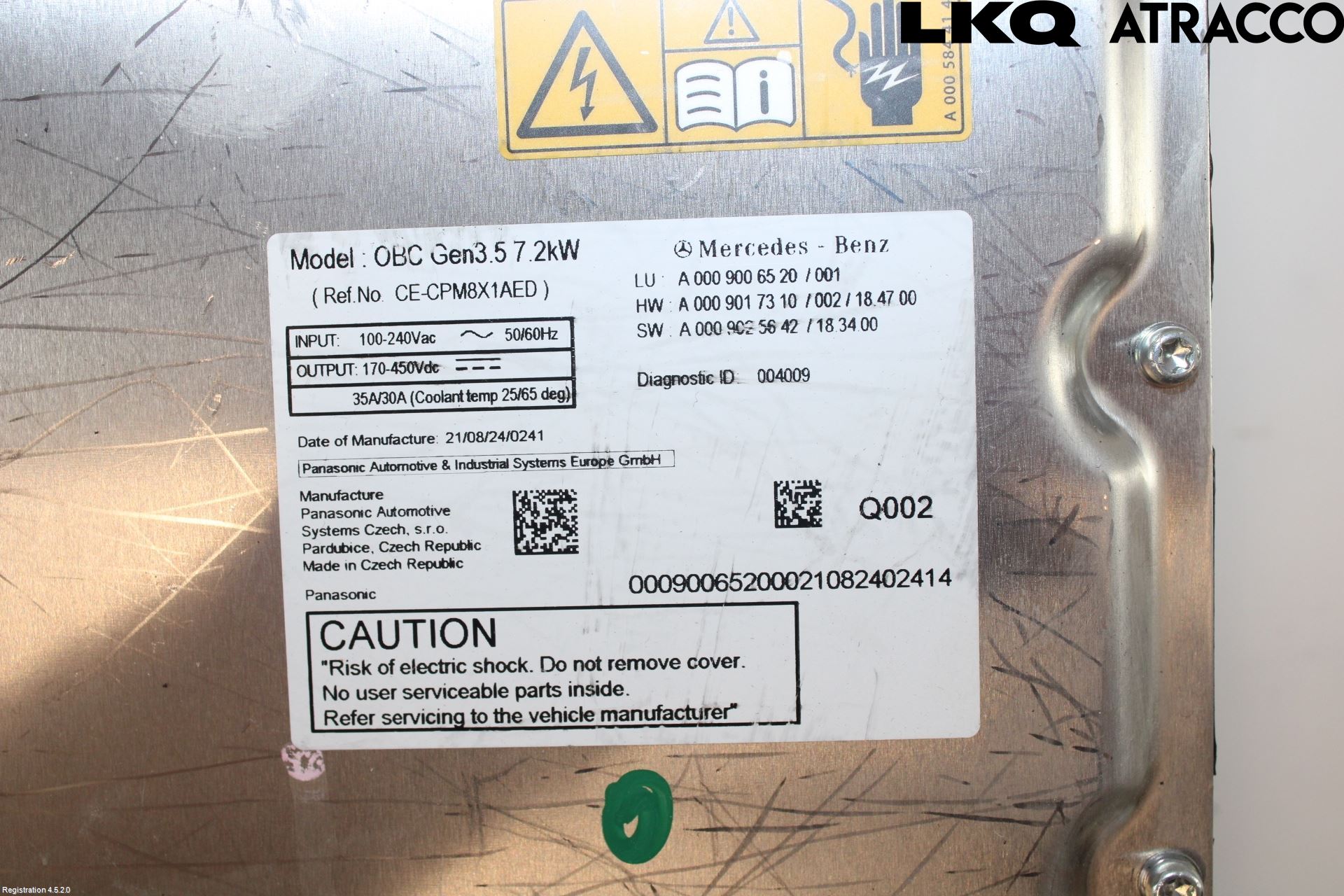 Mercedes-Benz MB GLE-KLASS (W167/V167/C167) 19- Batterilader Hybrid