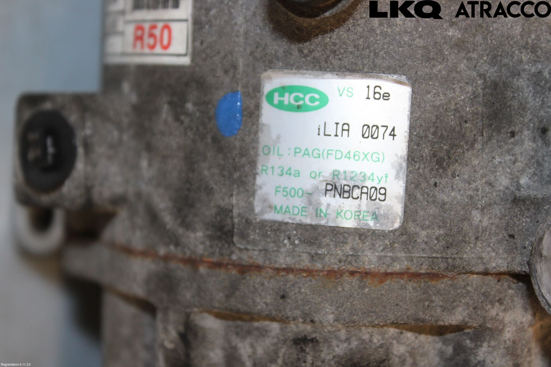 Kia CARENS III 13-19 Varme Ac Kompressor