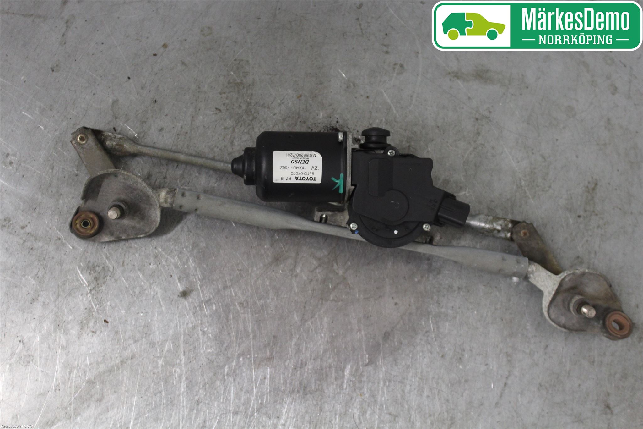Toyota COROLLA VERSO 04-07 Viskeroverføring Frontrute