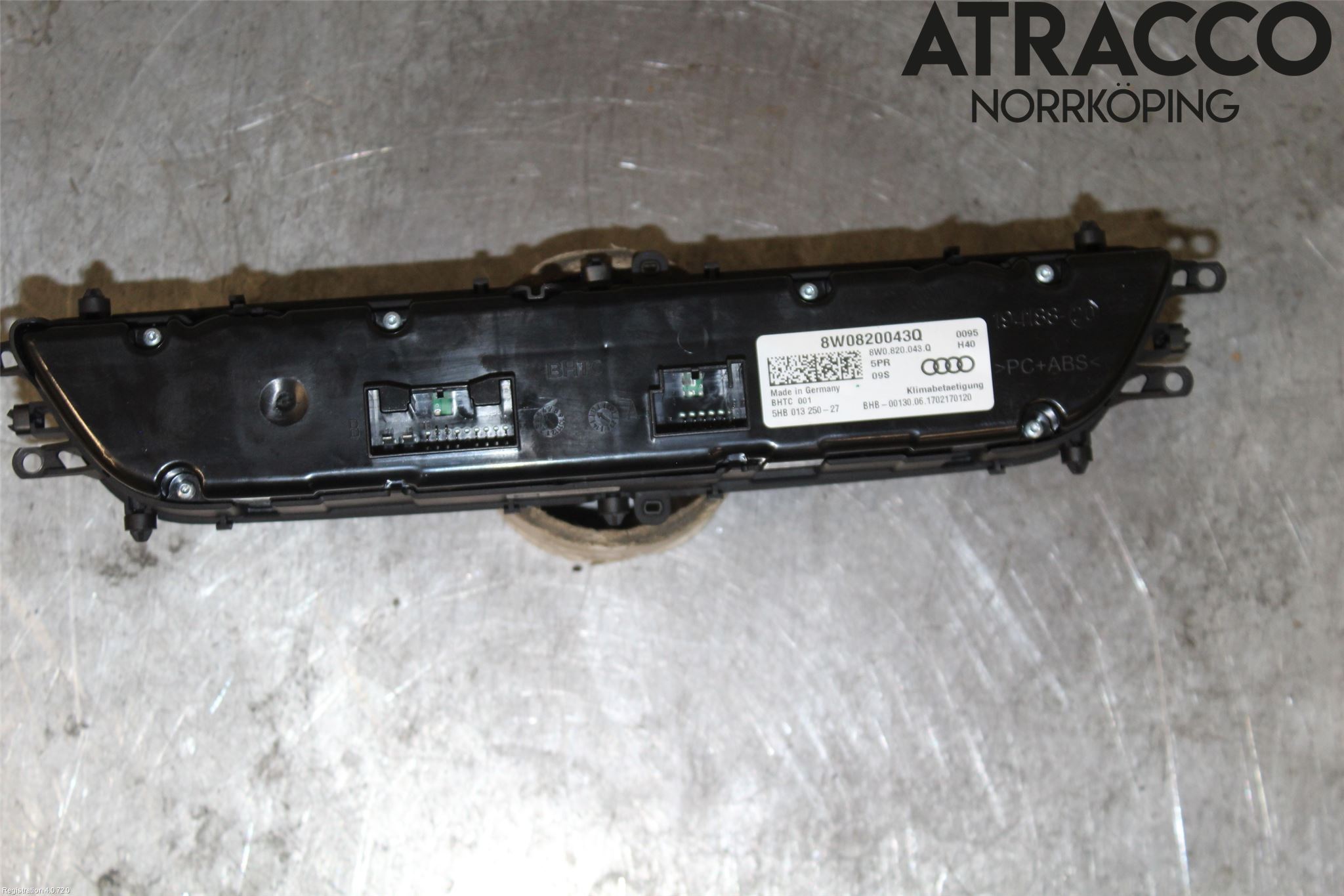 Audi A4/S4 B9 16-19 Varmeapparat Panel(Regulering)