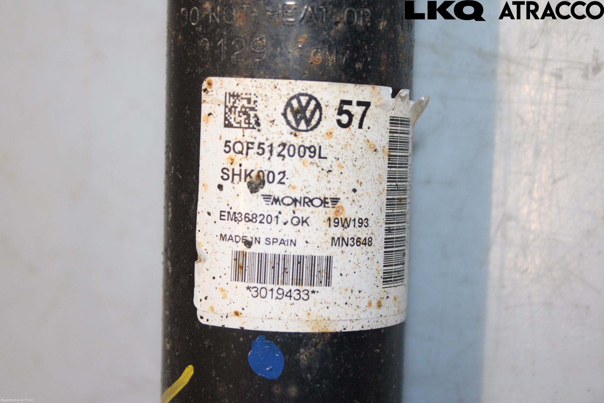 Skoda KODIAQ 17-24 Støtdemper Bak