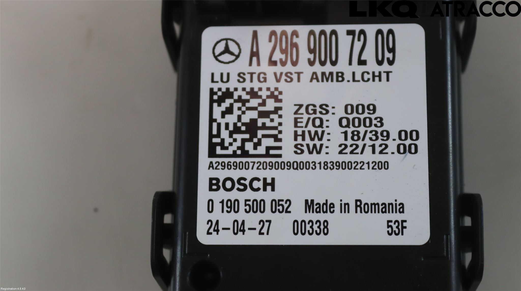 Mercedes-Benz MB EQE (V295) 22- Styreenhet Øvrig