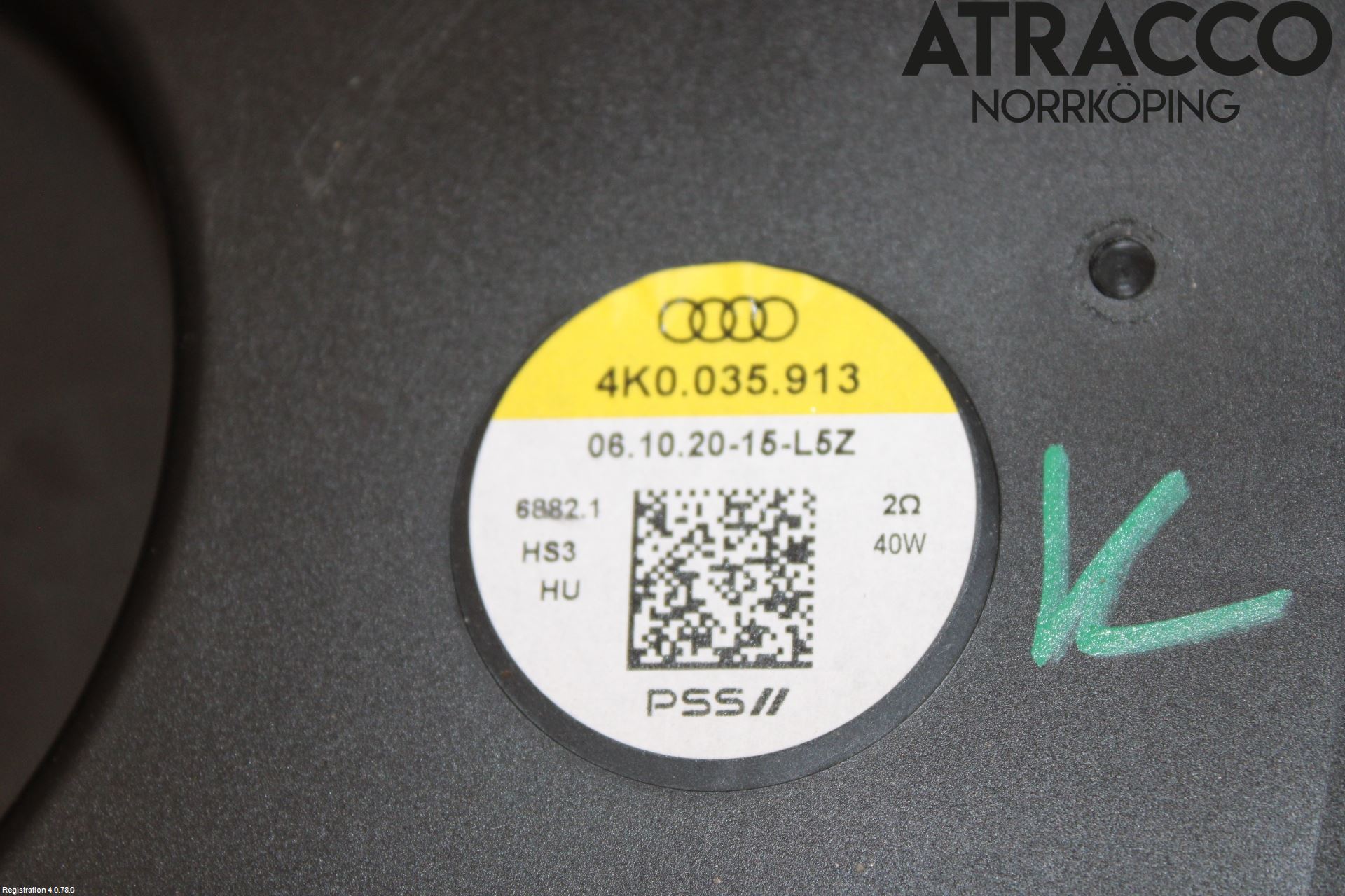 Audi A6 F2/C8 19- Innr Høyttaler