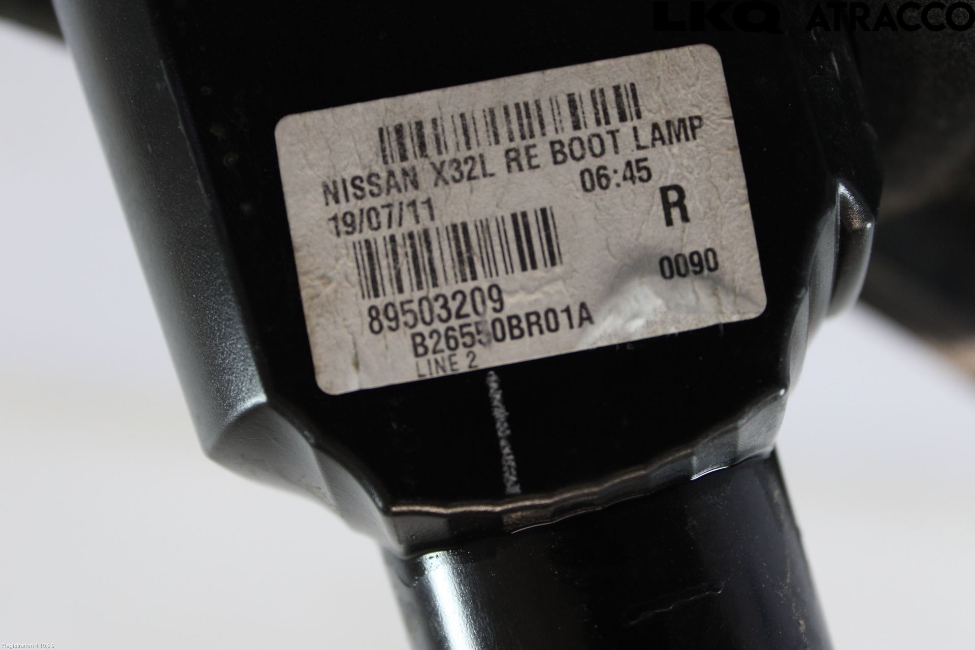 Nissan QASHQAI+2  10-14 Baklykt Høyre  På Luke(Indre)