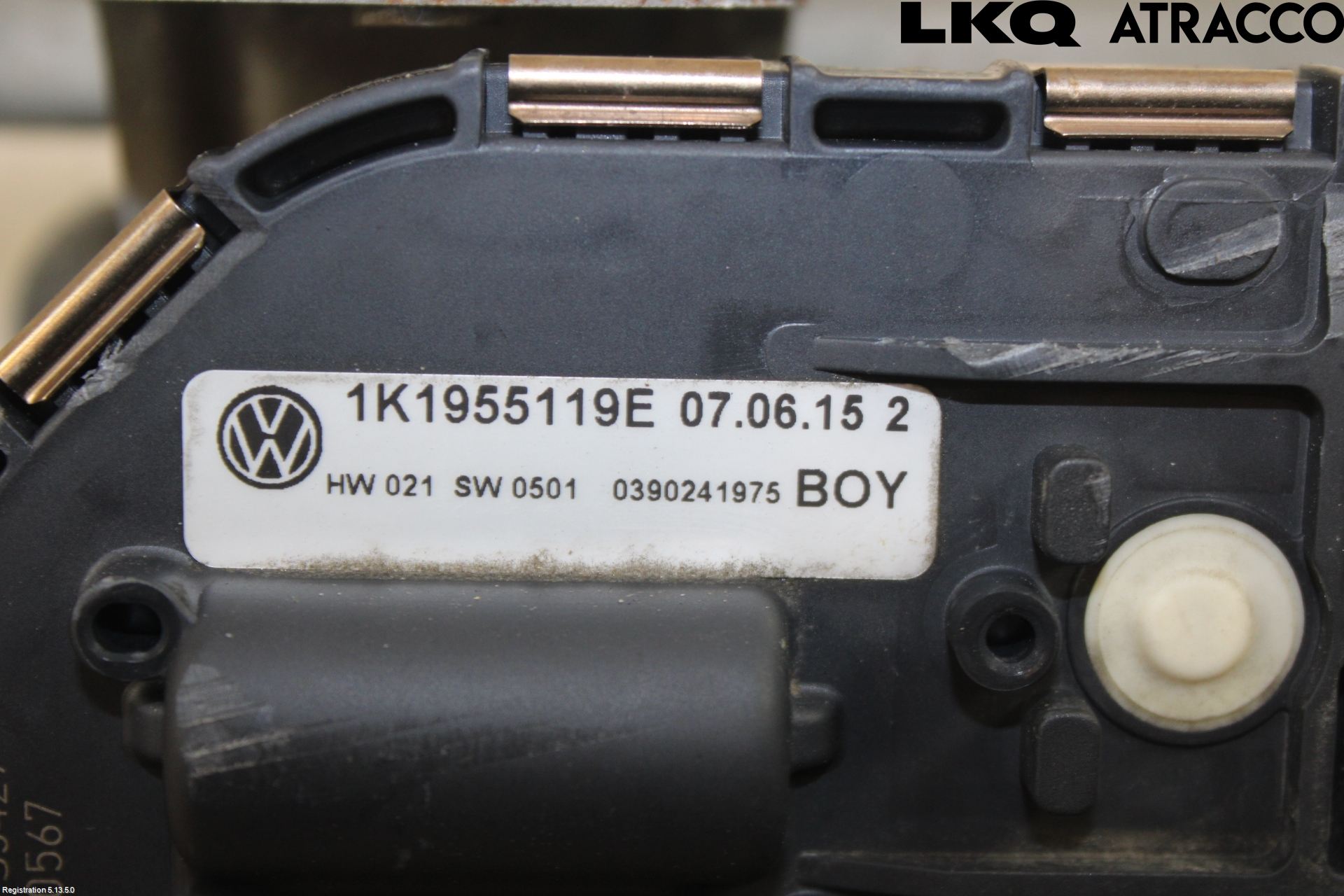 Volkswagen VW GOLF V 04-09 Viskeroverføring Frontrute