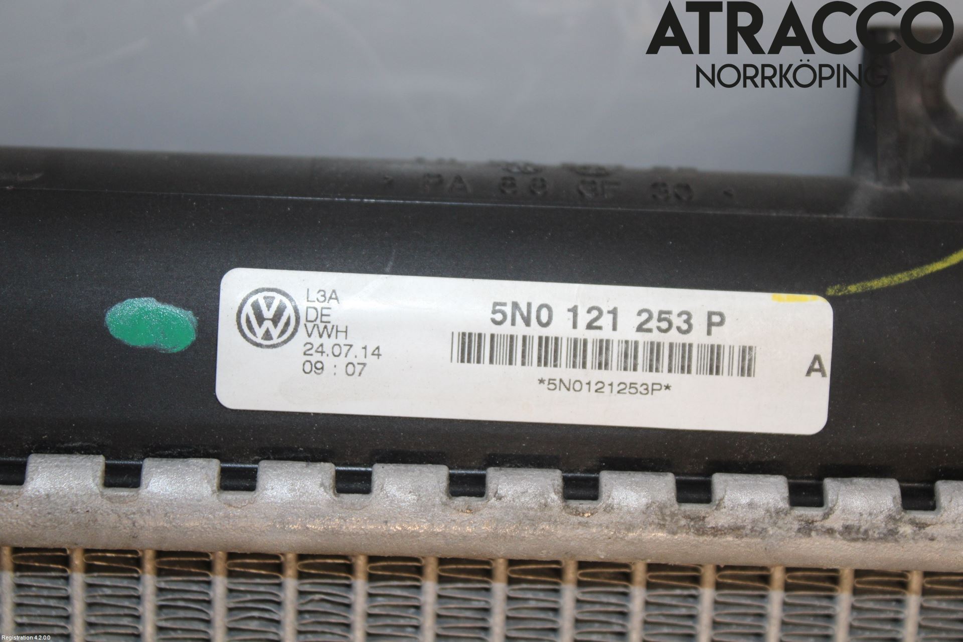 Volkswagen VW TIGUAN 07-16 Radiator Manuell