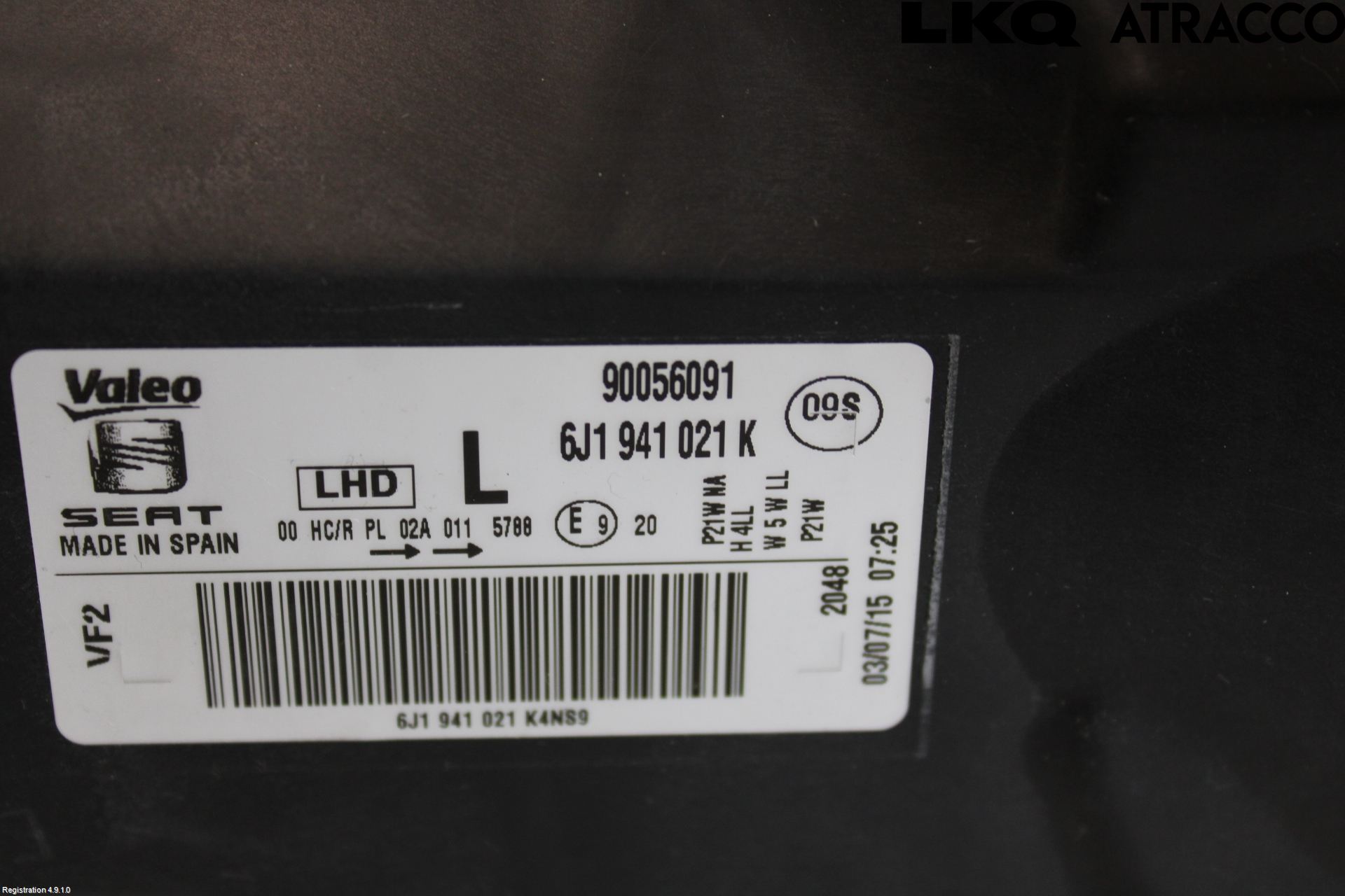 Seat IBIZA IV 08-16 Frontlykt Venstre