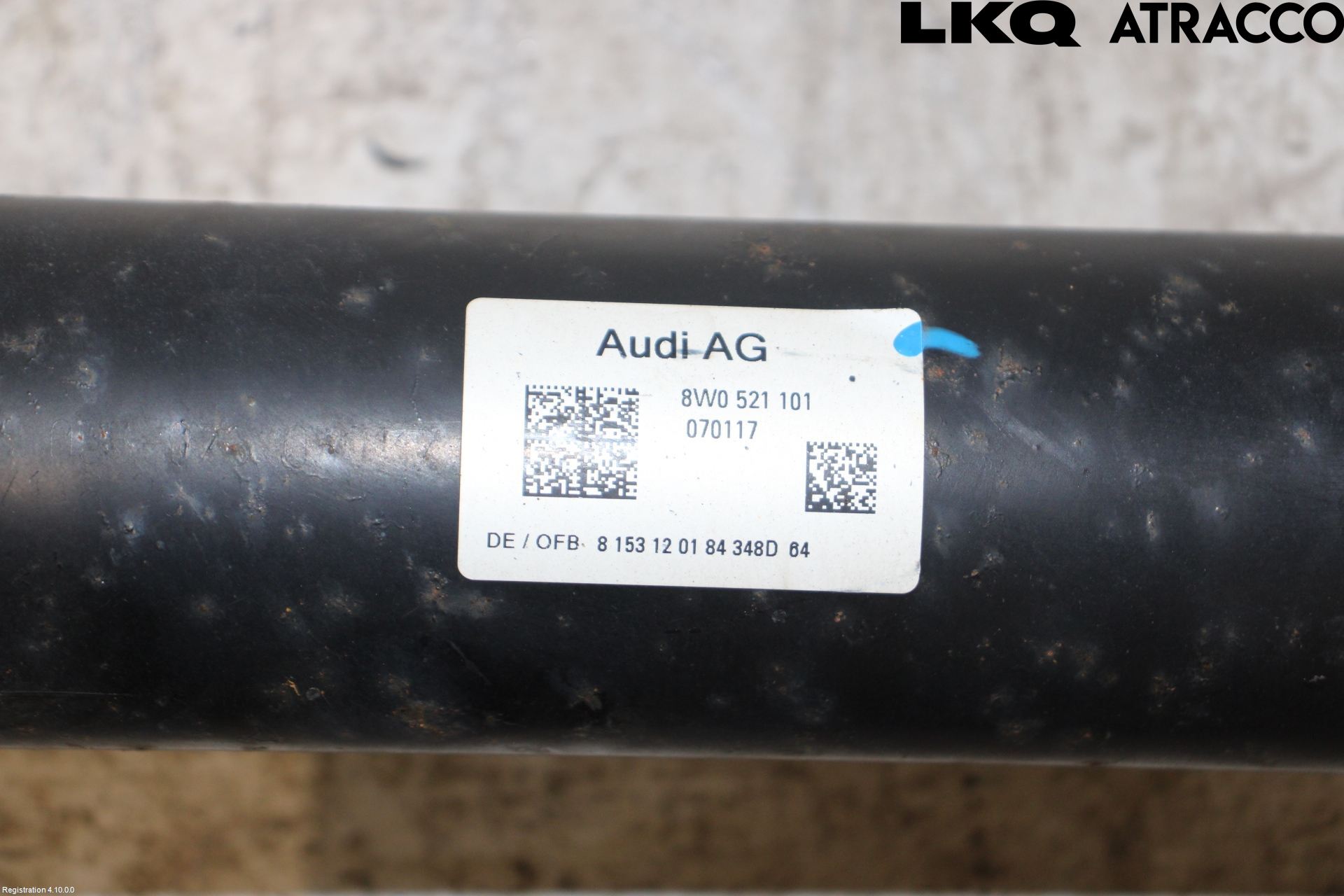 Audi A4/S4 B9 16-19 Mellomaksel Kompl