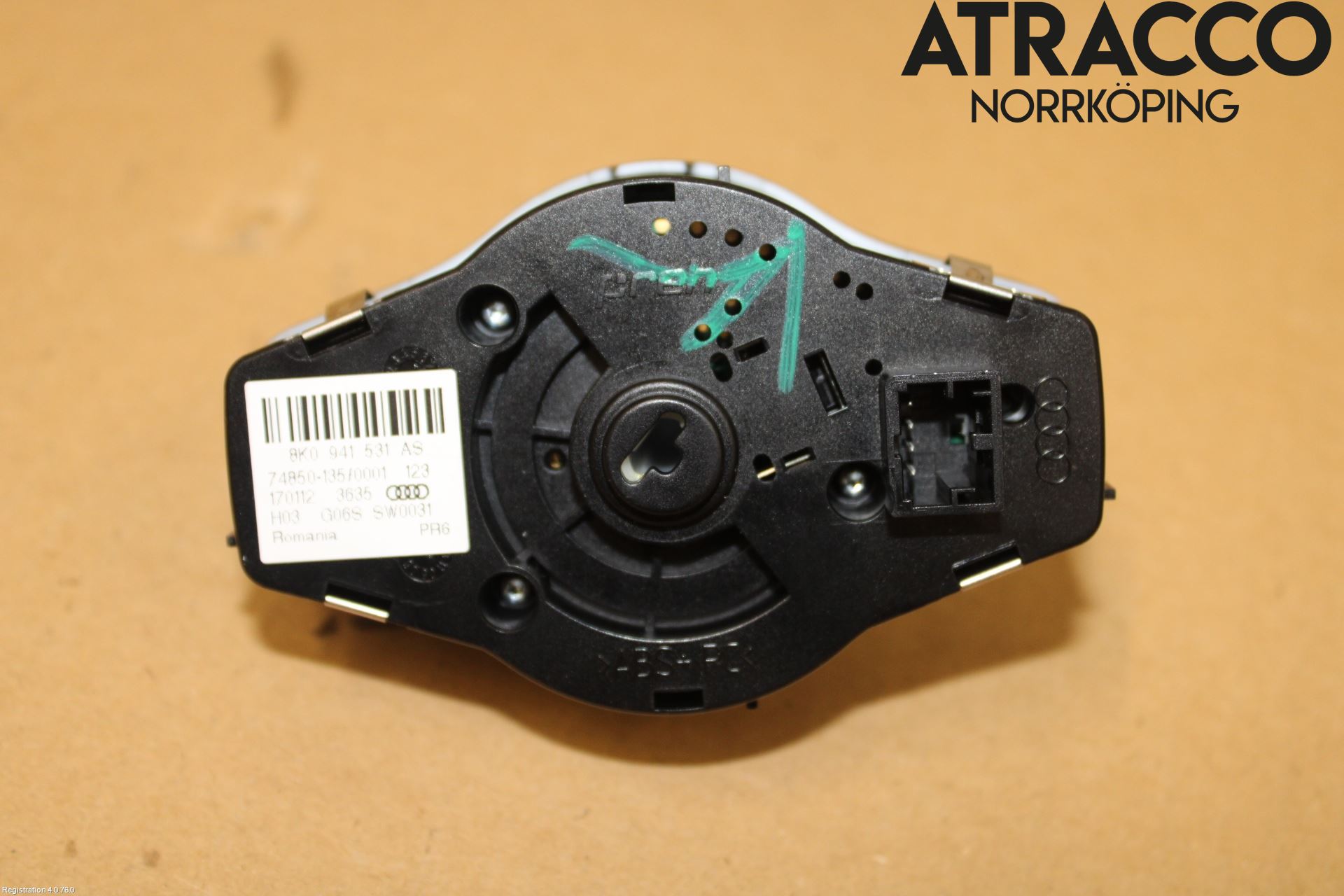 Audi A4 12-15 Bryter Hovedlys