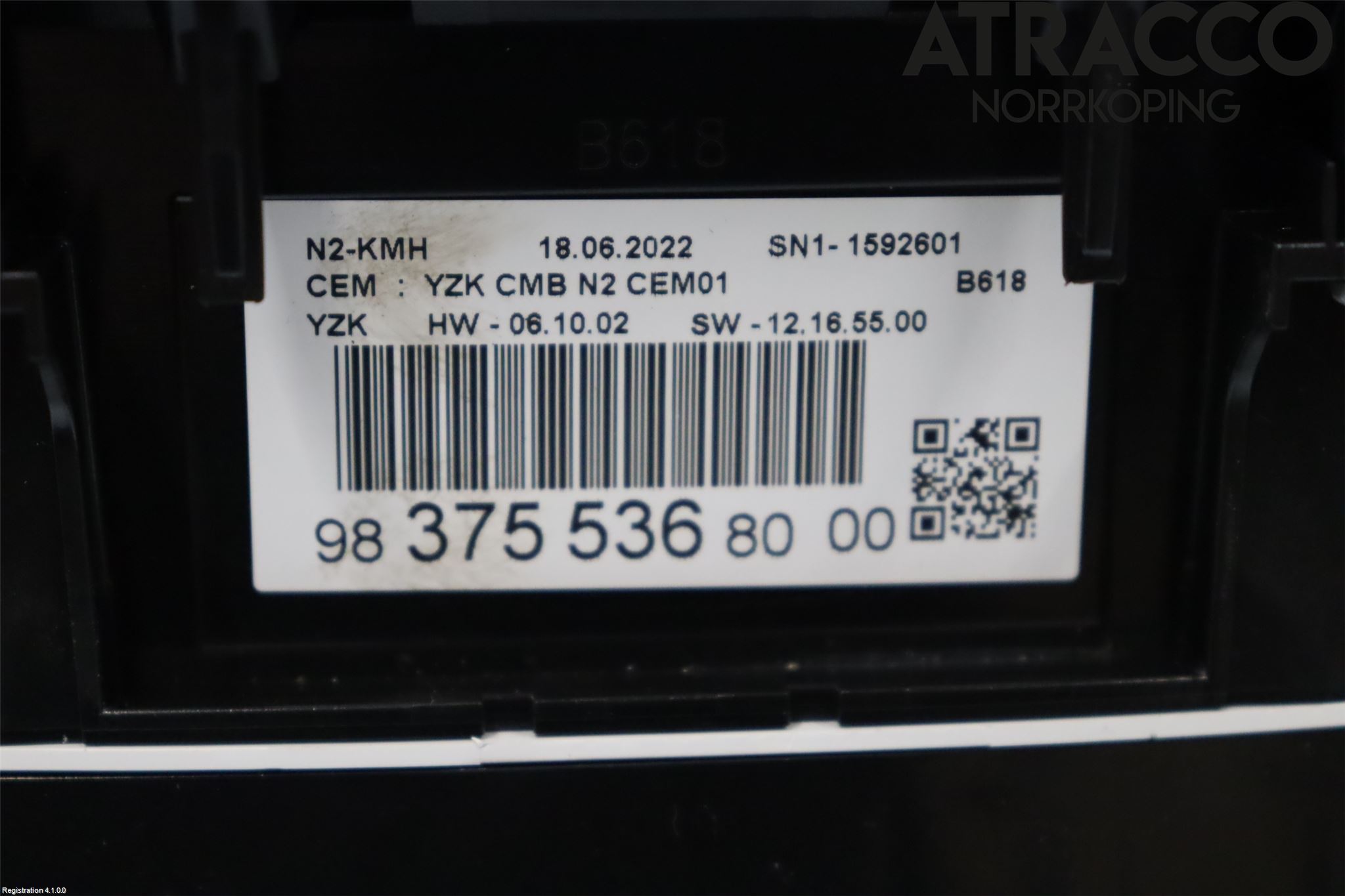 Citroen COTROEN C3 17-24 Instr Kombinert
