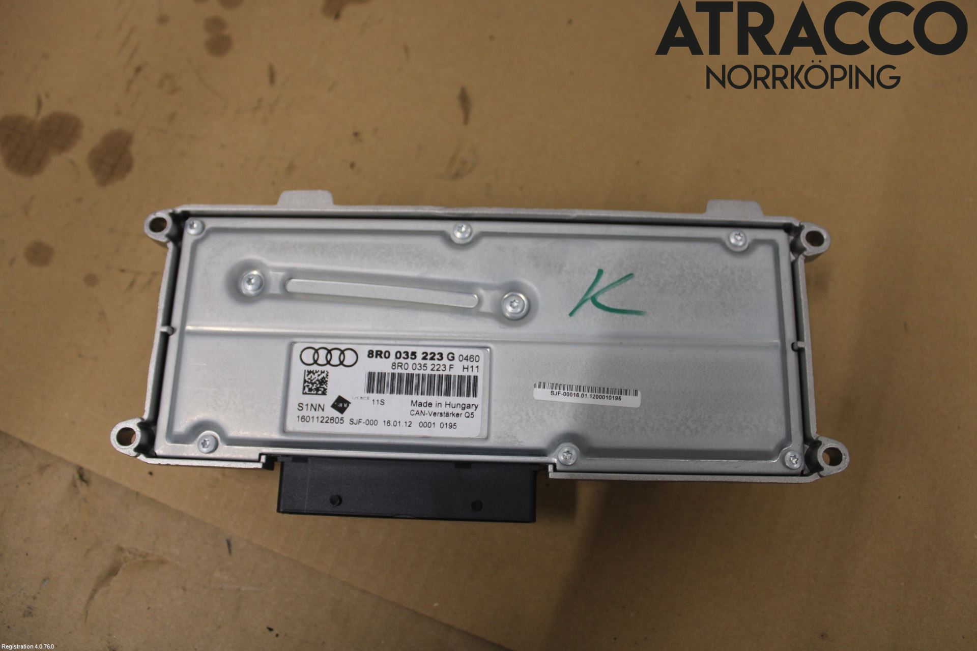 Audi A4 12-15 Stereo Forsterker
