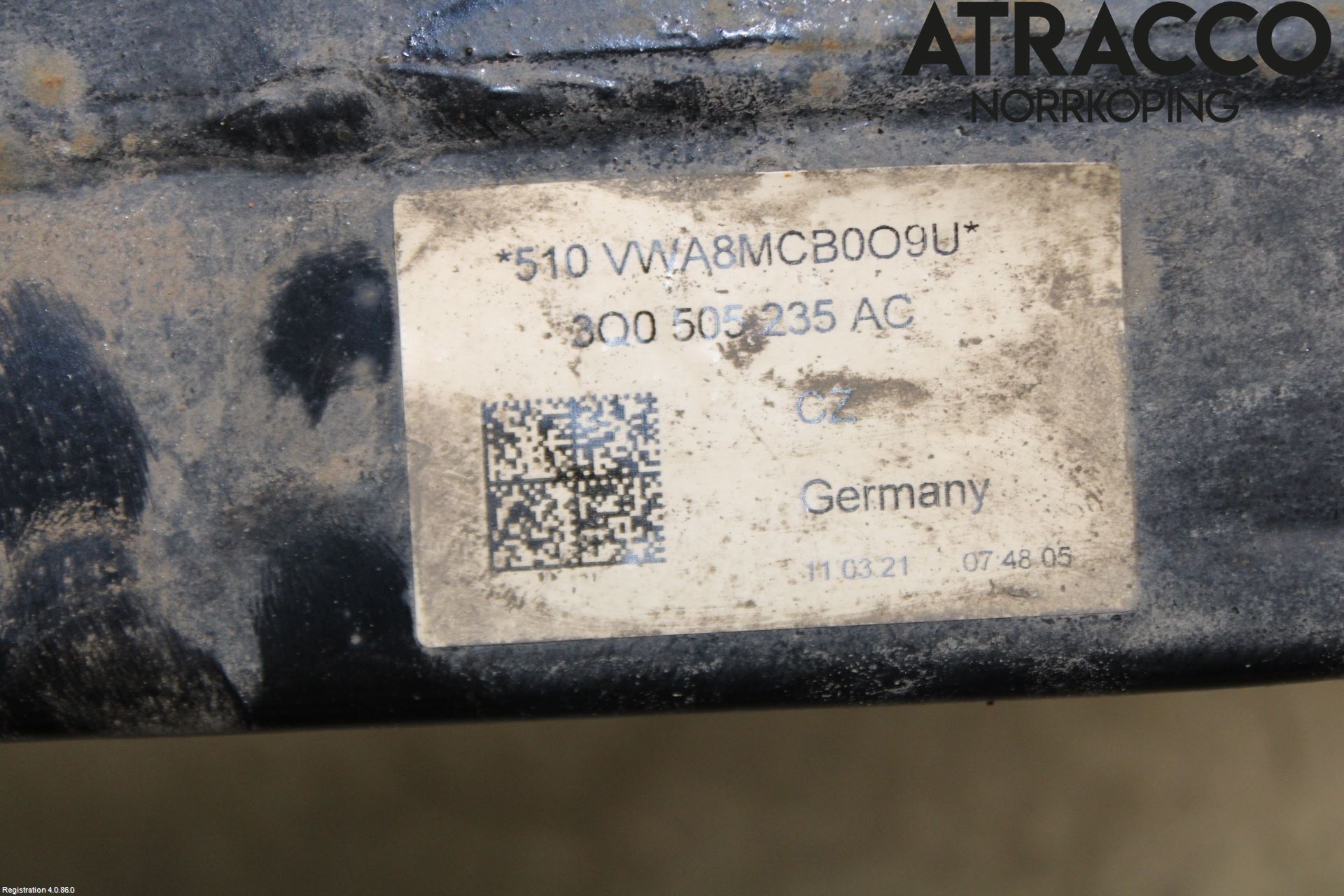 Volkswagen VW PASSAT 20-24 Bakaksel Feste Travers-Ramme