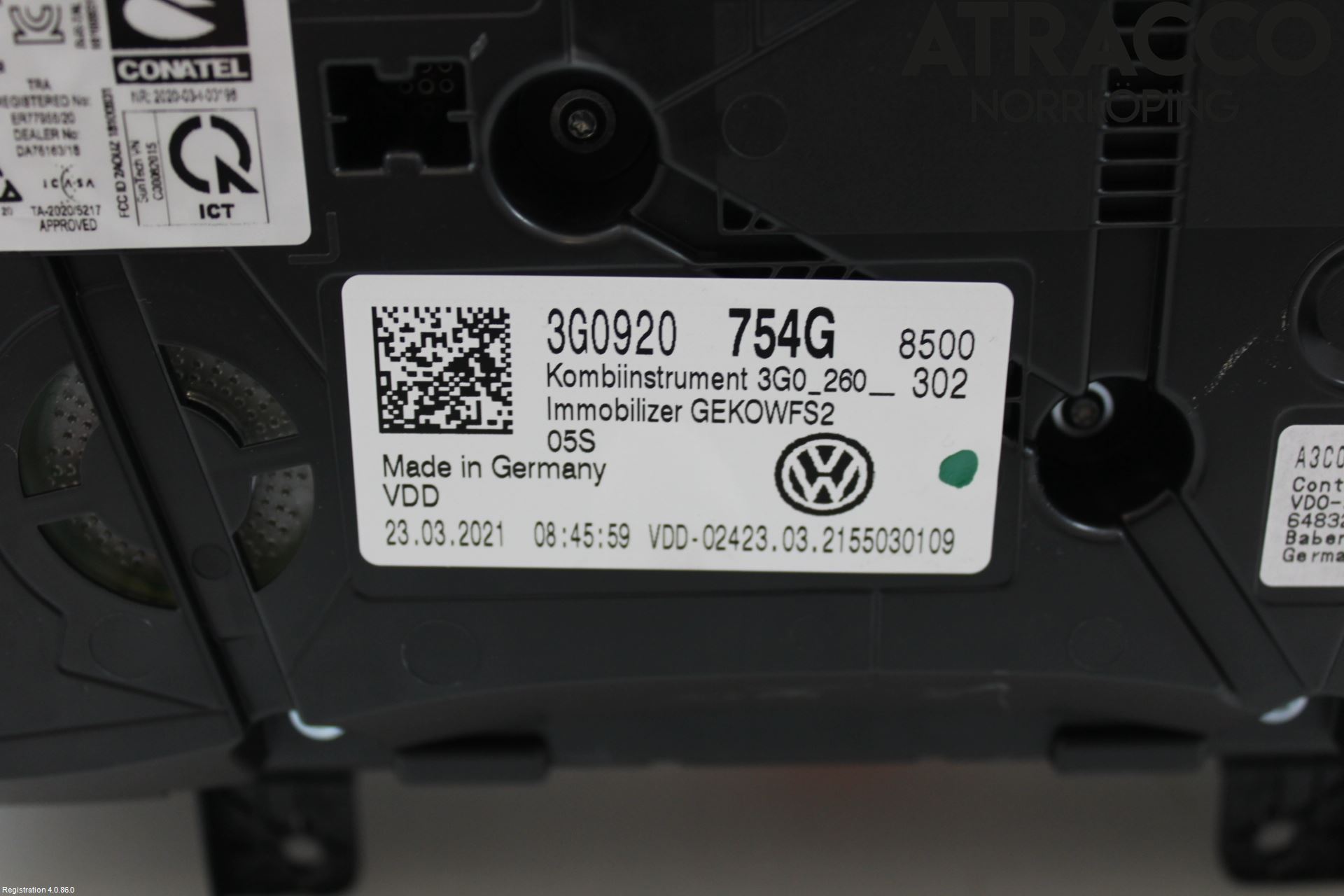 Volkswagen VW PASSAT 20-24 Instr Kombinert