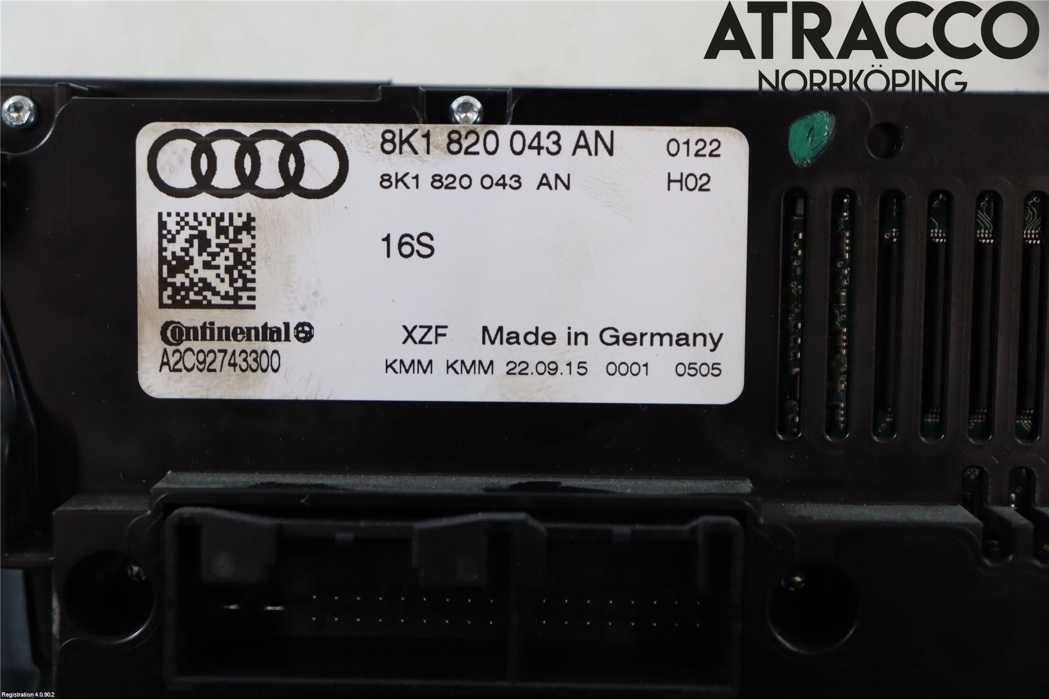 Audi A5 07-16 Varmeapparat Panel(Regulering)