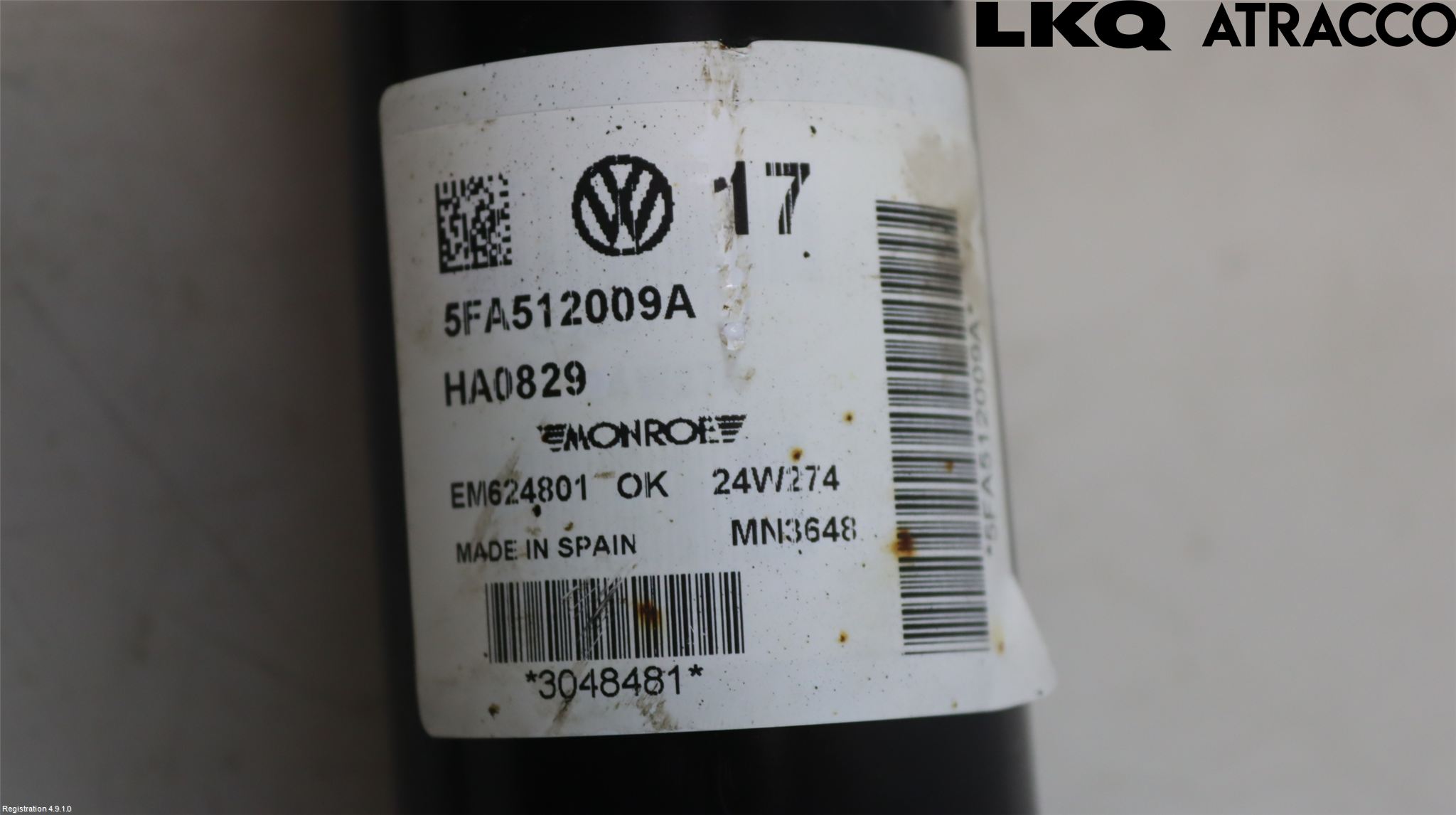Seat LEON 20- Støtdemper Bak
