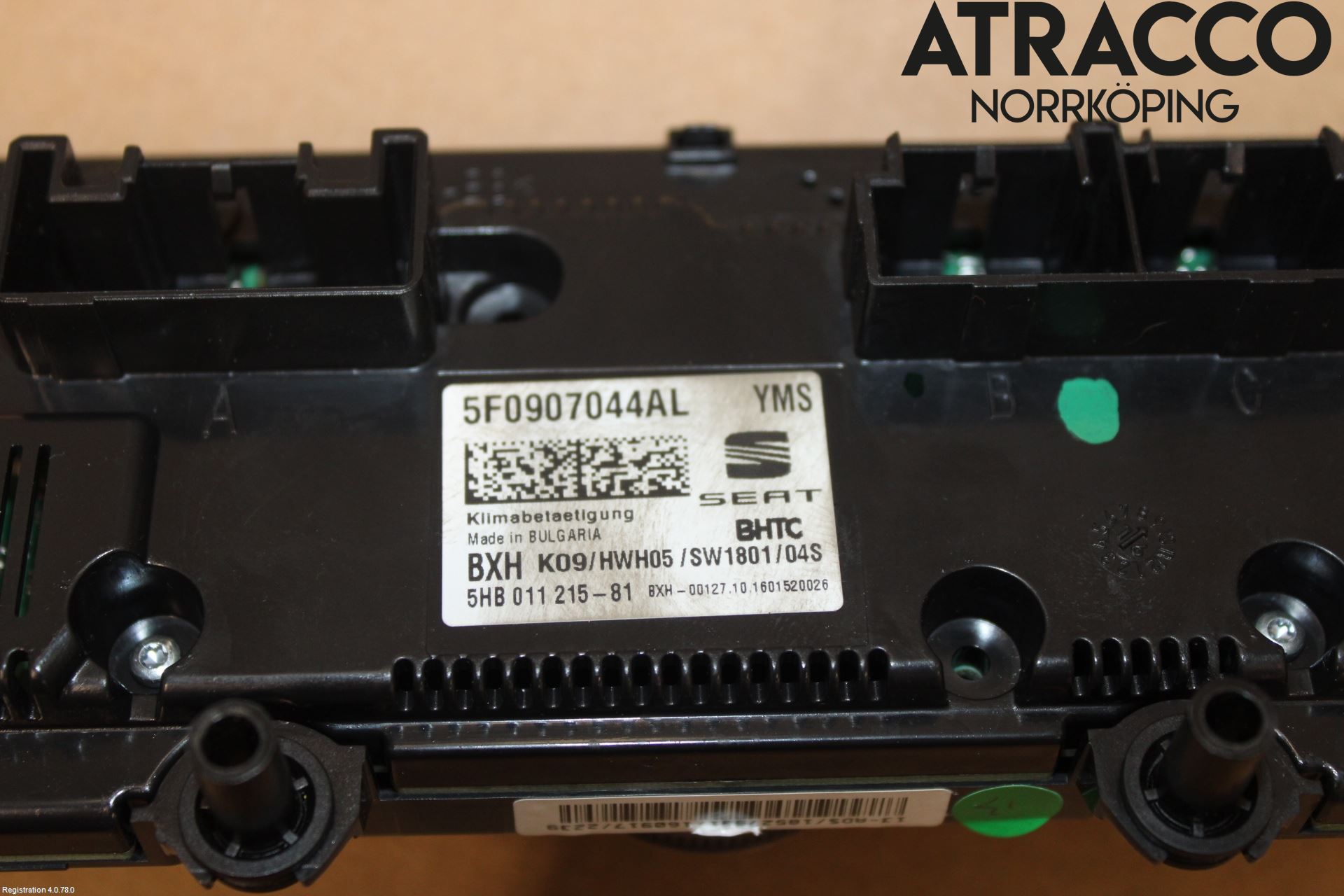 Seat LEON 13-20 Varmeapparat Panel(Regulering)