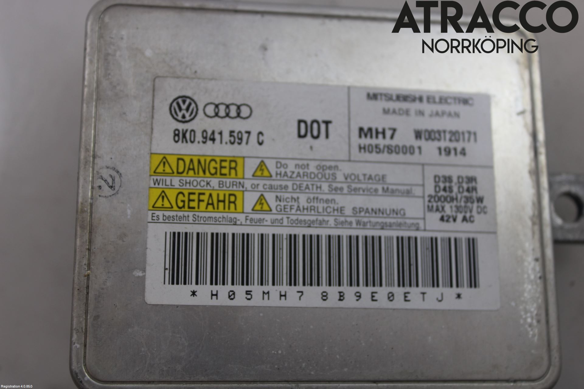 Volkswagen VW TOURAN 10-15 Styreenhet Xenon
