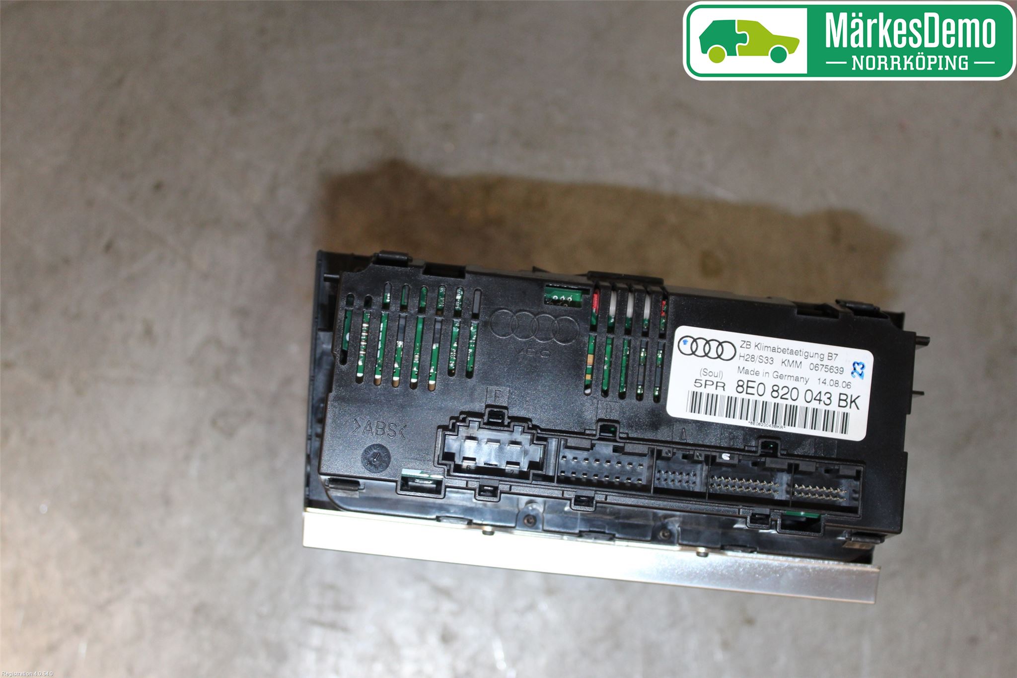 Audi A4/S4 05-07 Varmeapparat Panel(Regulering)